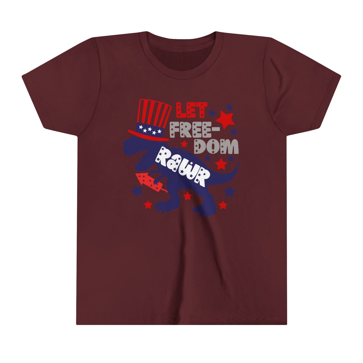 Let Freedom Roar Youth Short Sleeve Tee