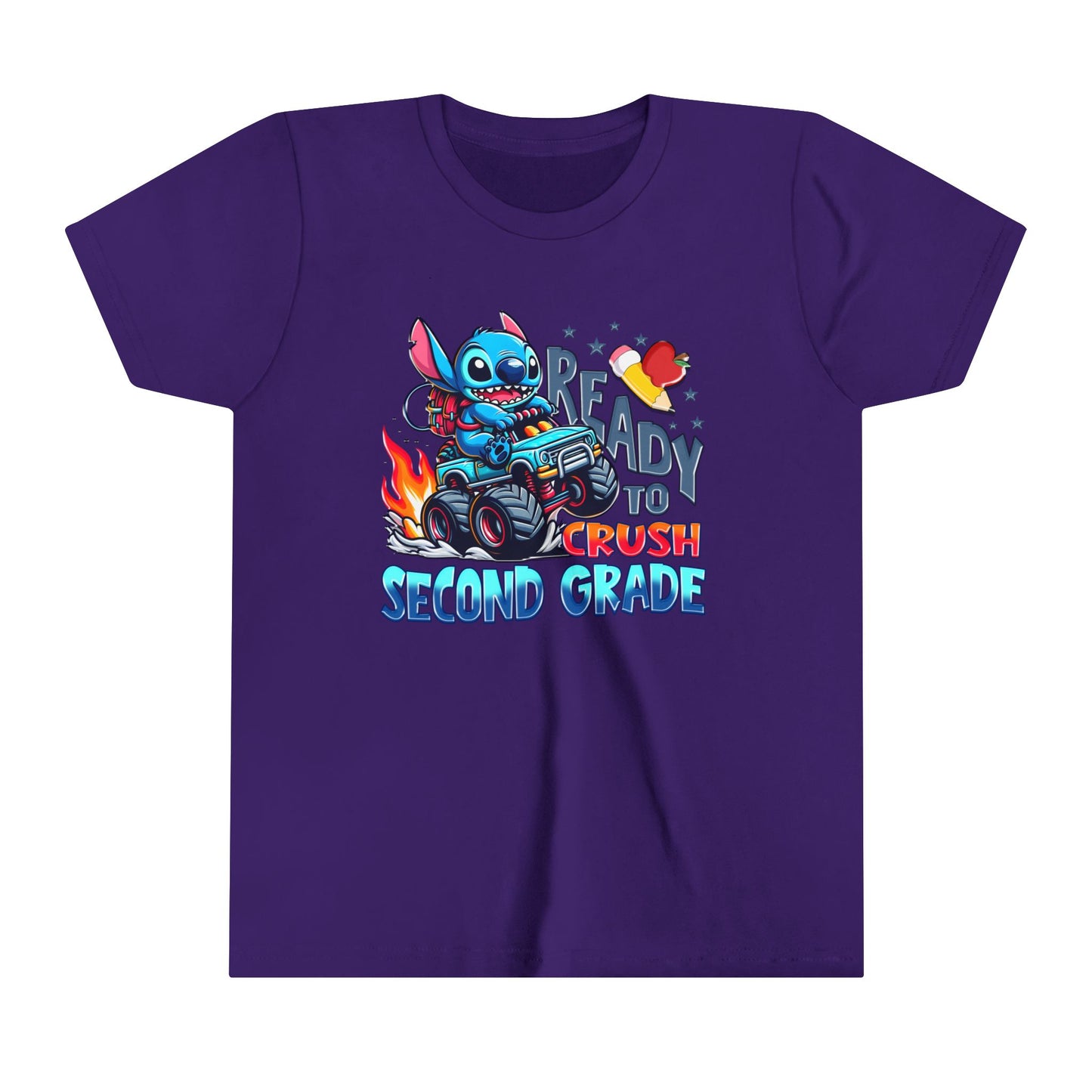 Ready to Crush Second Grade Youth Short Sleeve Tee