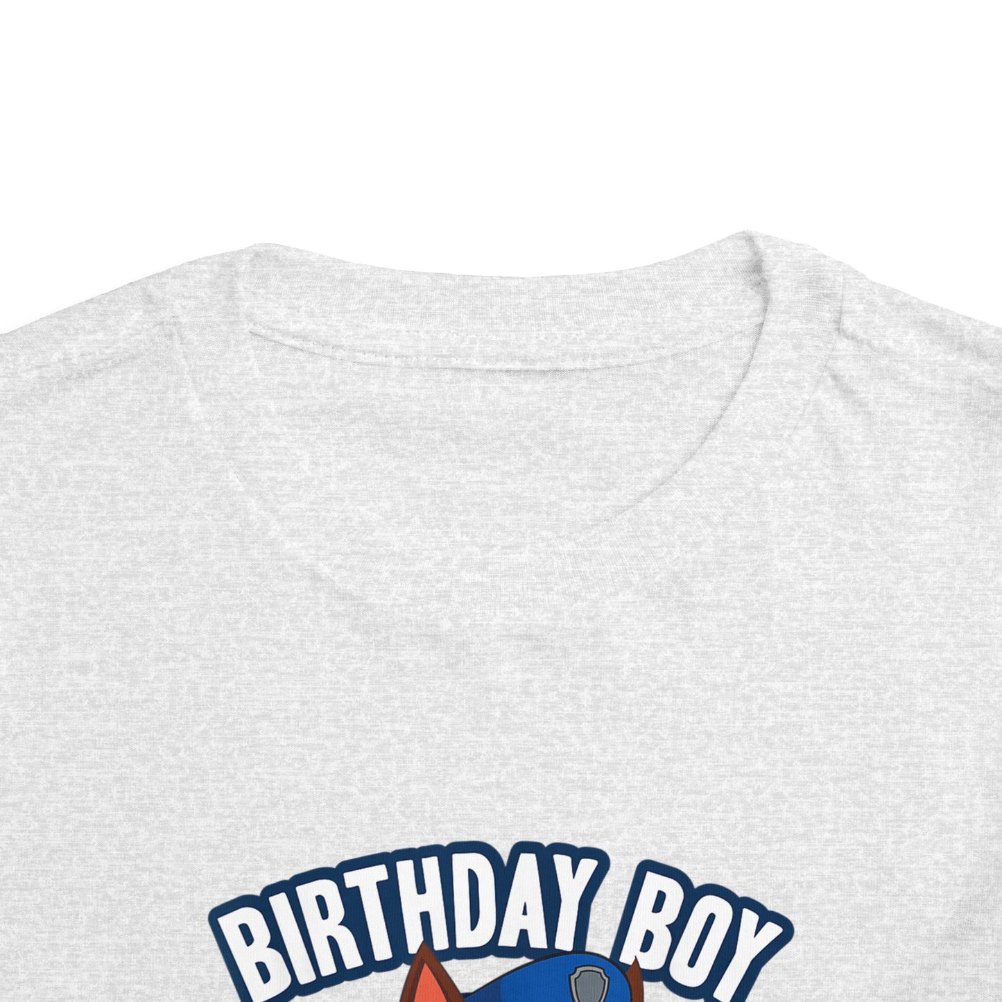 Paw Patrol Chase Birthday Boy Toddler Short Sleeve Tee