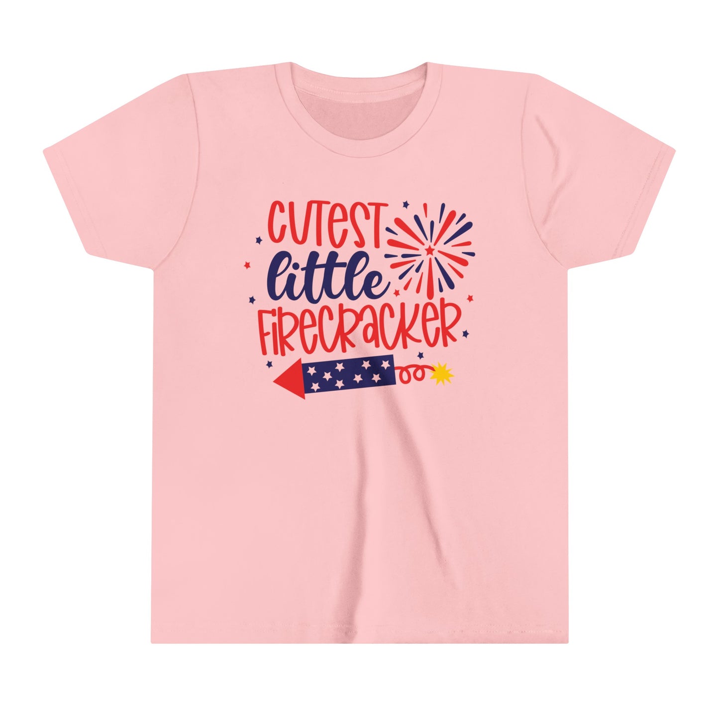 Cutest Little Firecracker Youth Short Sleeve Tee