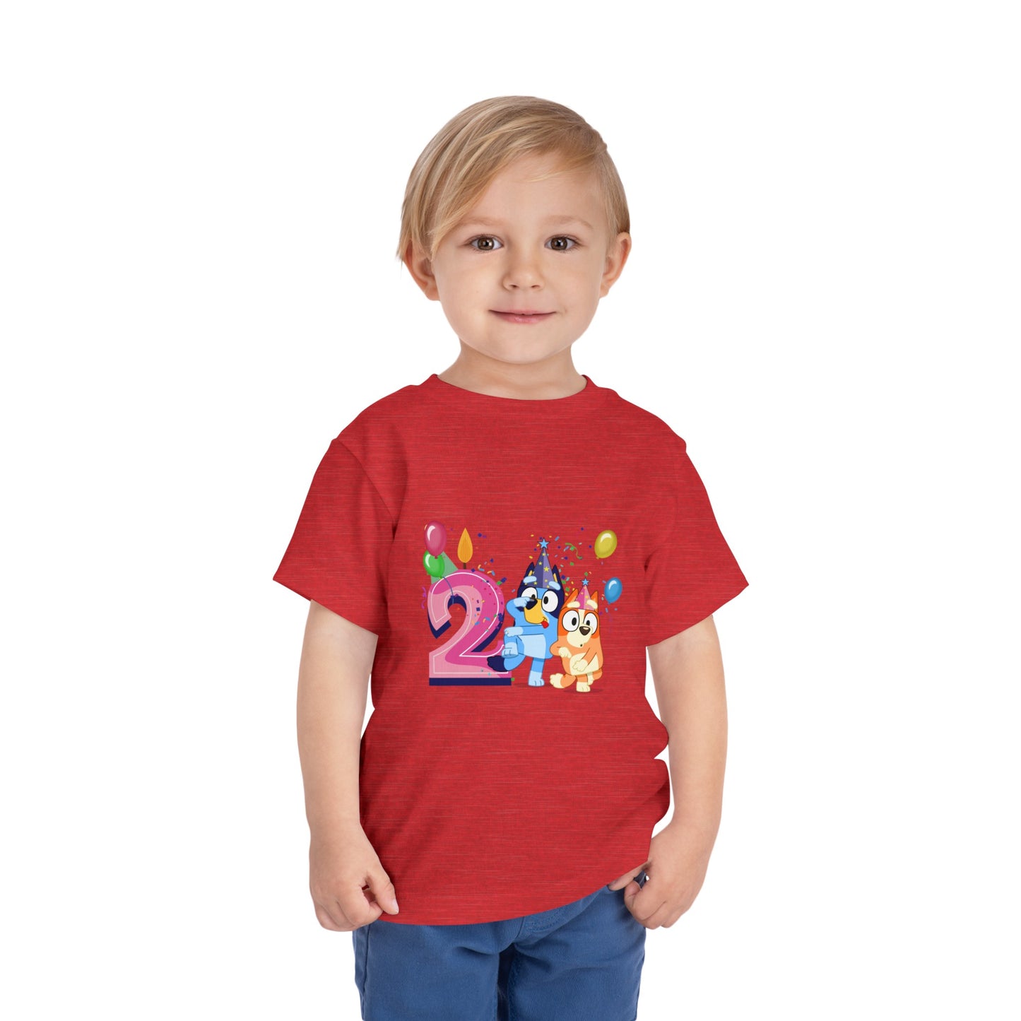 2nd Birthday Toddler Short Sleeve Tee