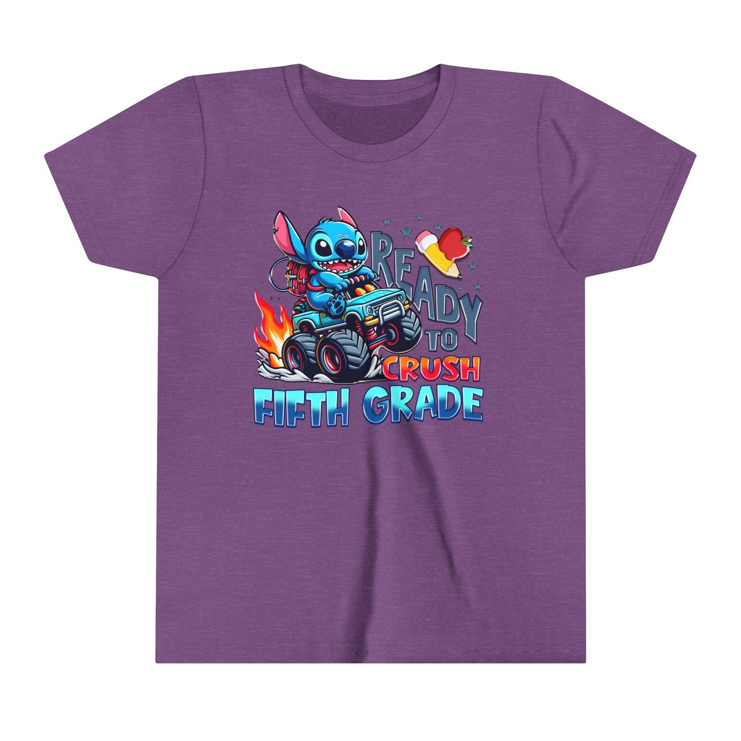 Ready to Crush Fifth Grade Youth Short Sleeve Tee