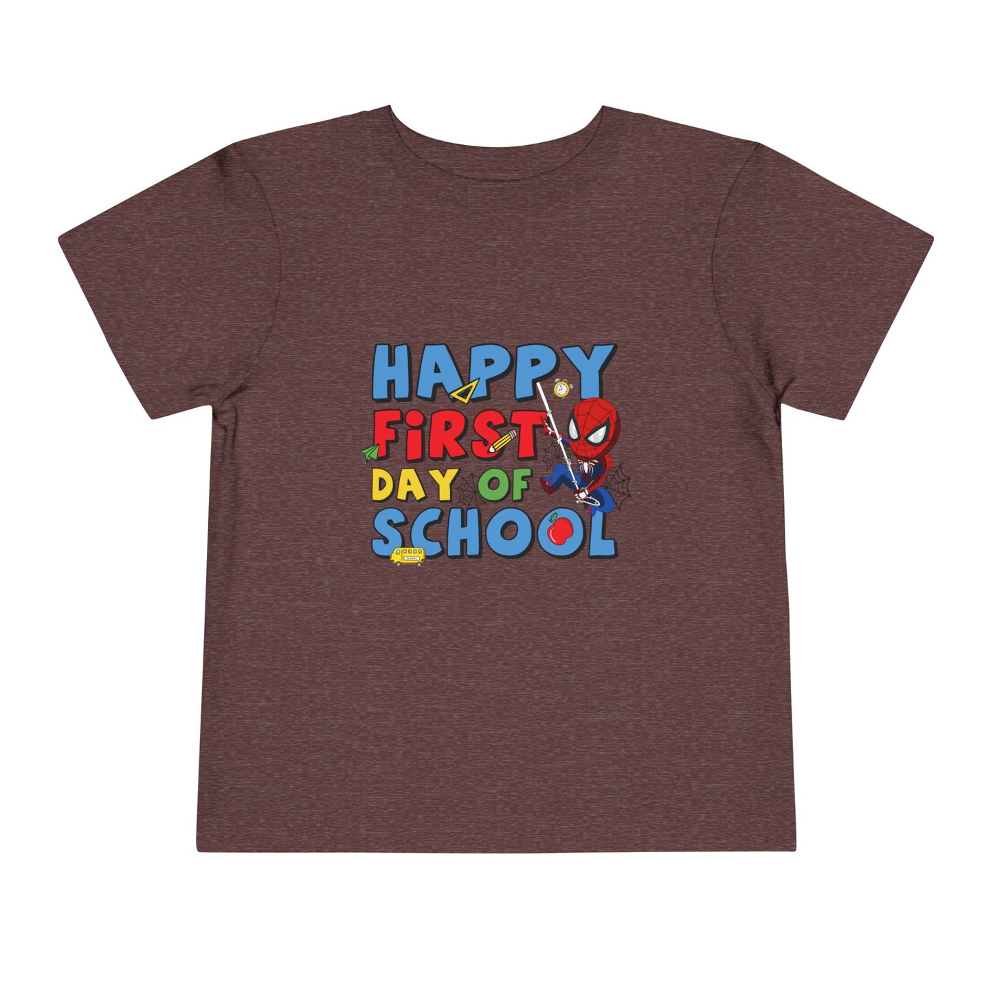 Happy First Day of School Toddler Short Sleeve Tee