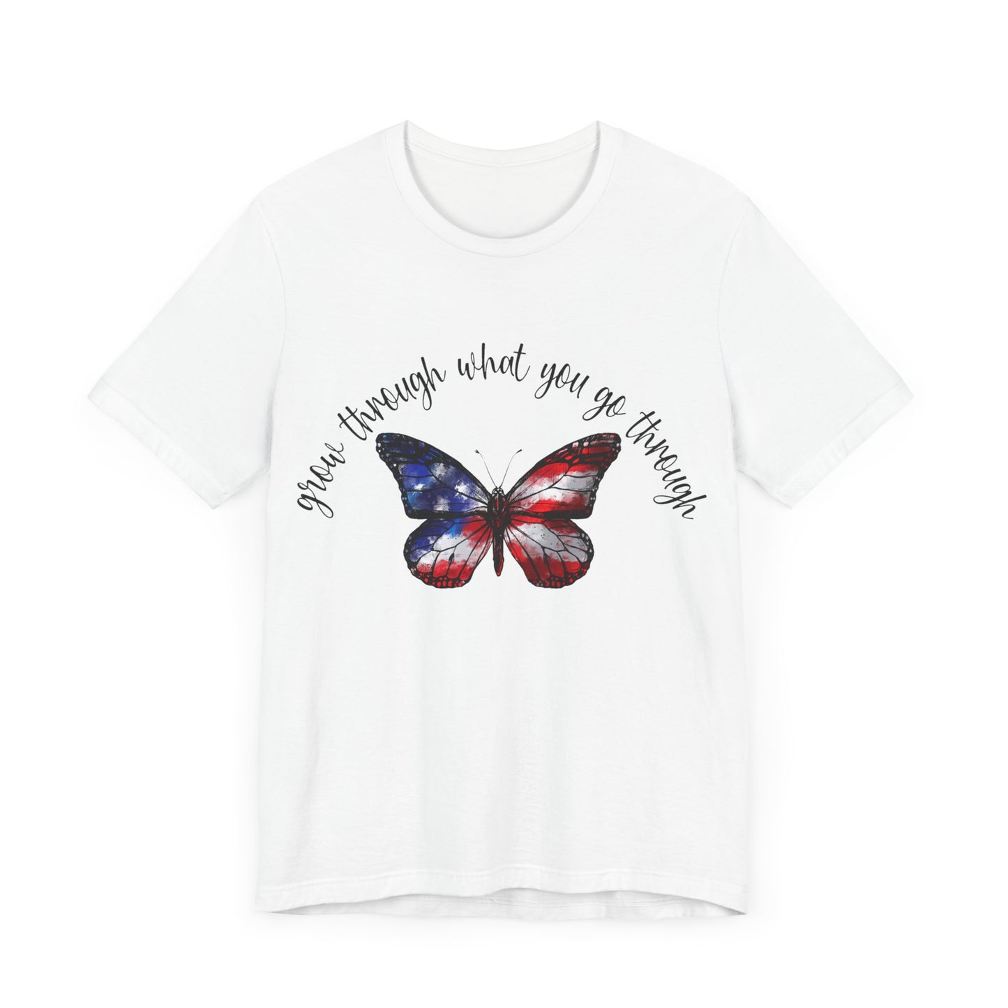 Grow Through What You Go Through Jersey Short Sleeve Tee