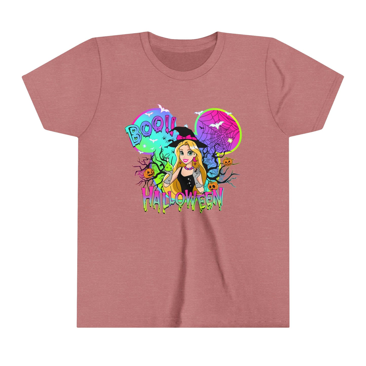 Rapunzel Boo! Halloween Youth Short Sleeve Tee
