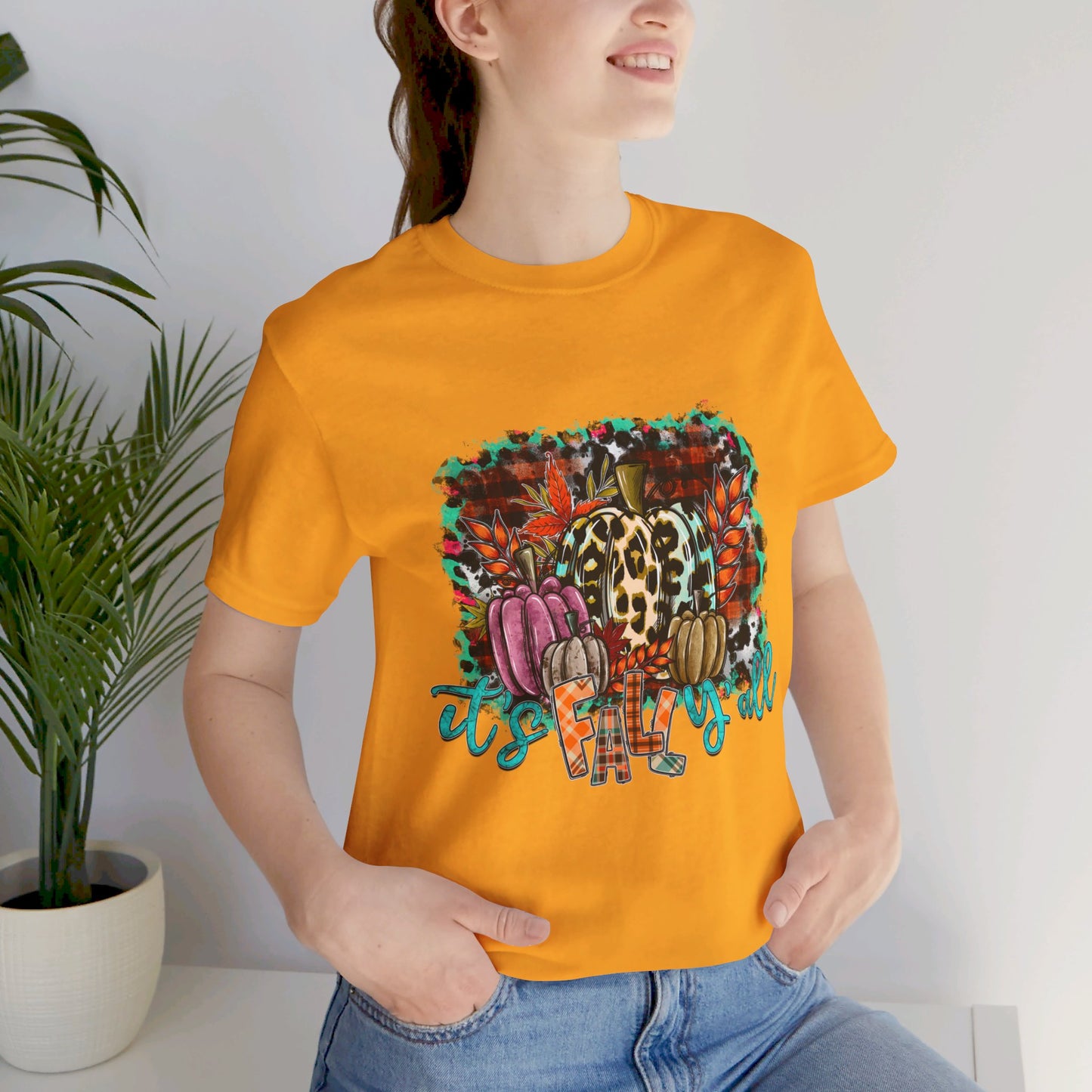 It's Fall Ya'll Jersey Short Sleeve Tee