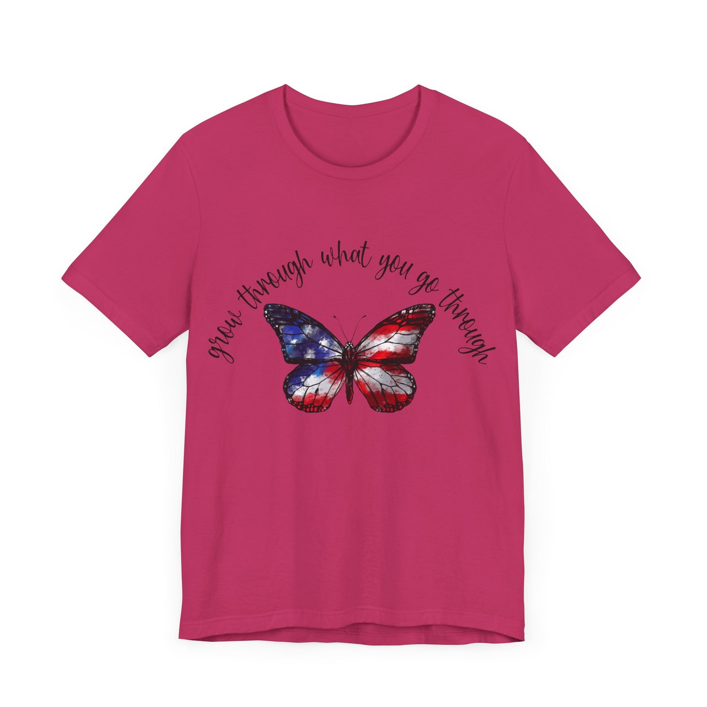 Grow Through What You Go Through Jersey Short Sleeve Tee