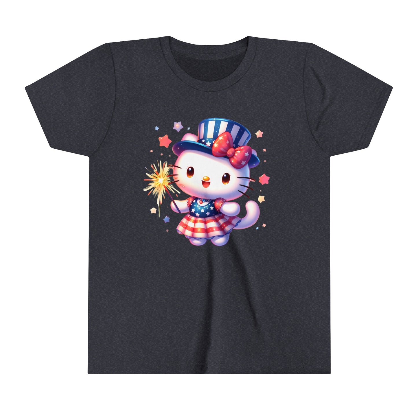 Sparkler Hello Kitty Youth Short Sleeve Tee