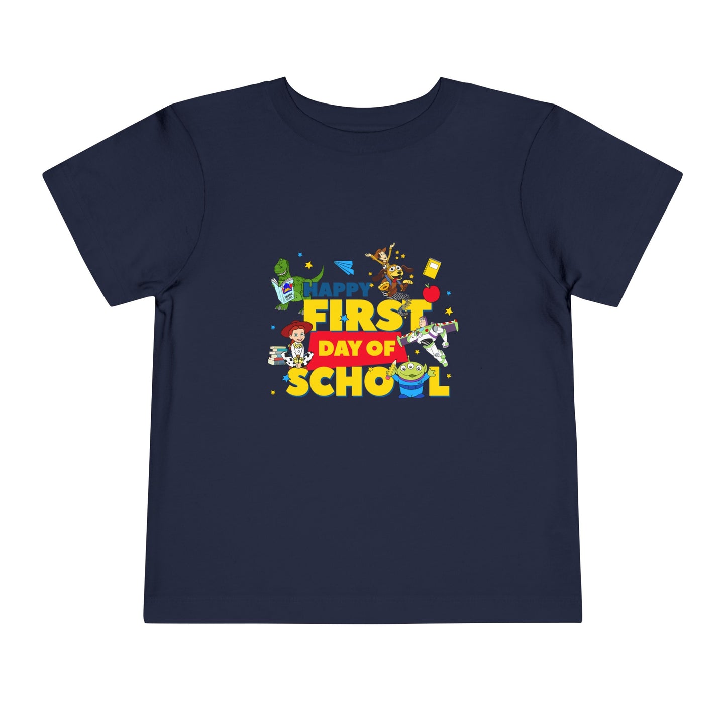 Happy First Day of School Toddler Short Sleeve Tee