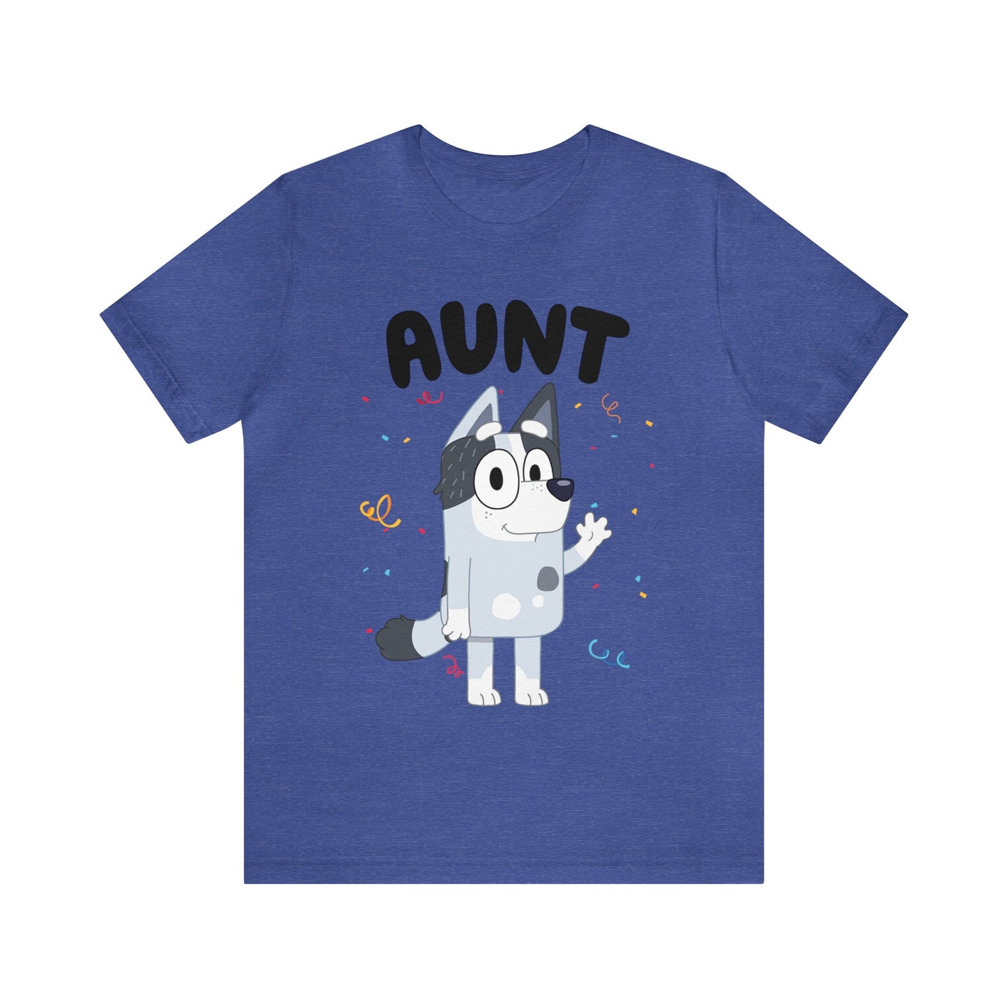 Aunt Bluey Birthday short sleeve Tshirt