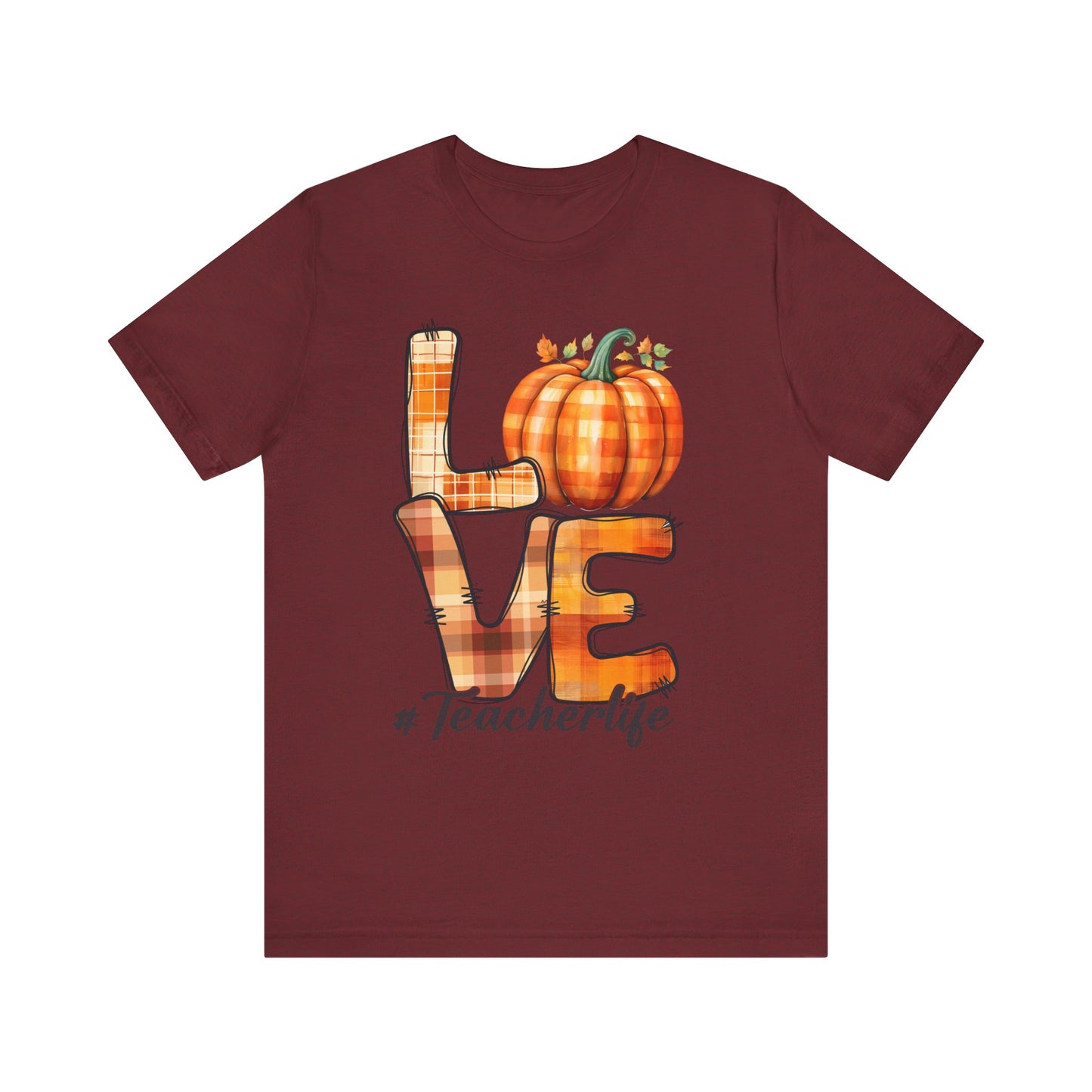 LOVE Teacher Life Jersey Short Sleeve Tee