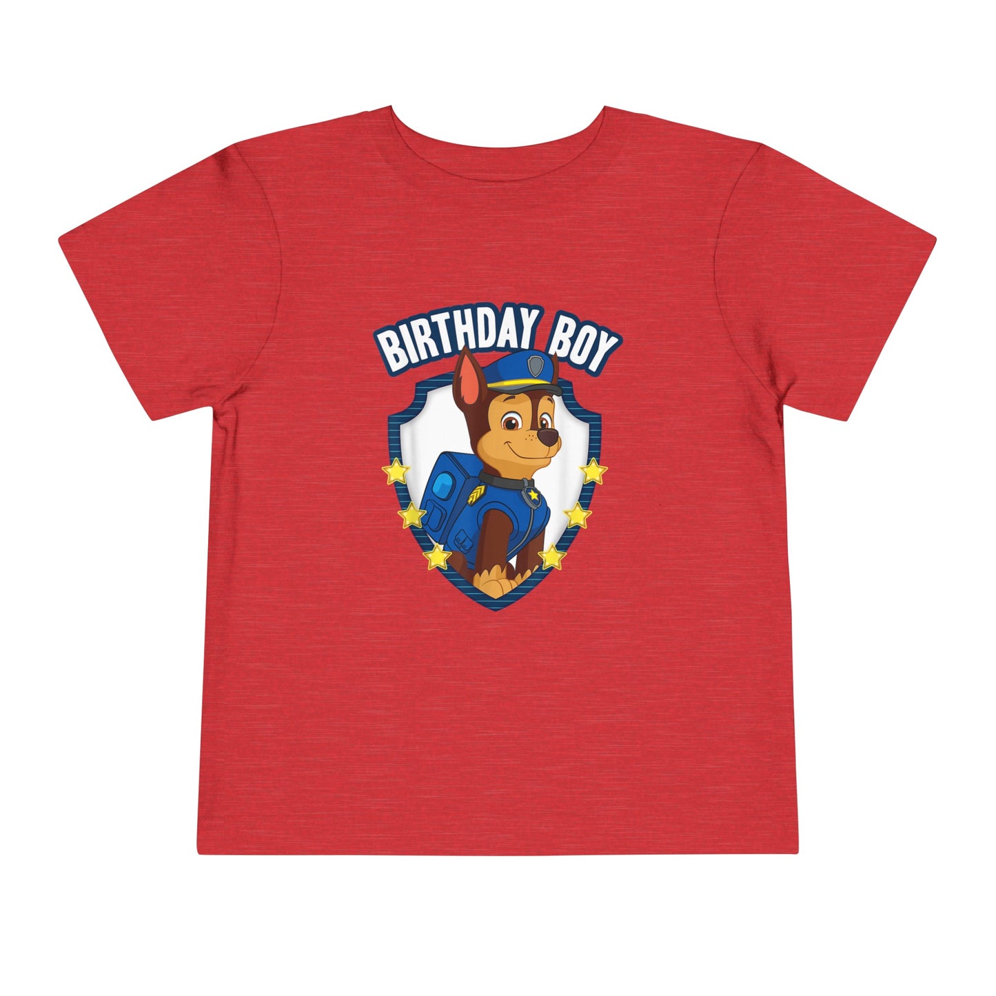 Paw Patrol Chase Birthday Boy Toddler Short Sleeve Tee