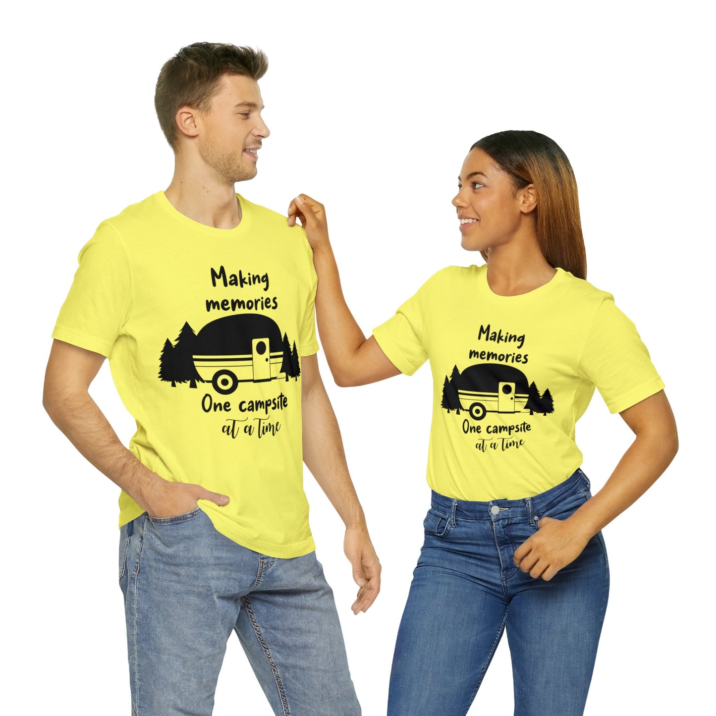Making Memories One Campsite at a Time Short Sleeve Tshirt