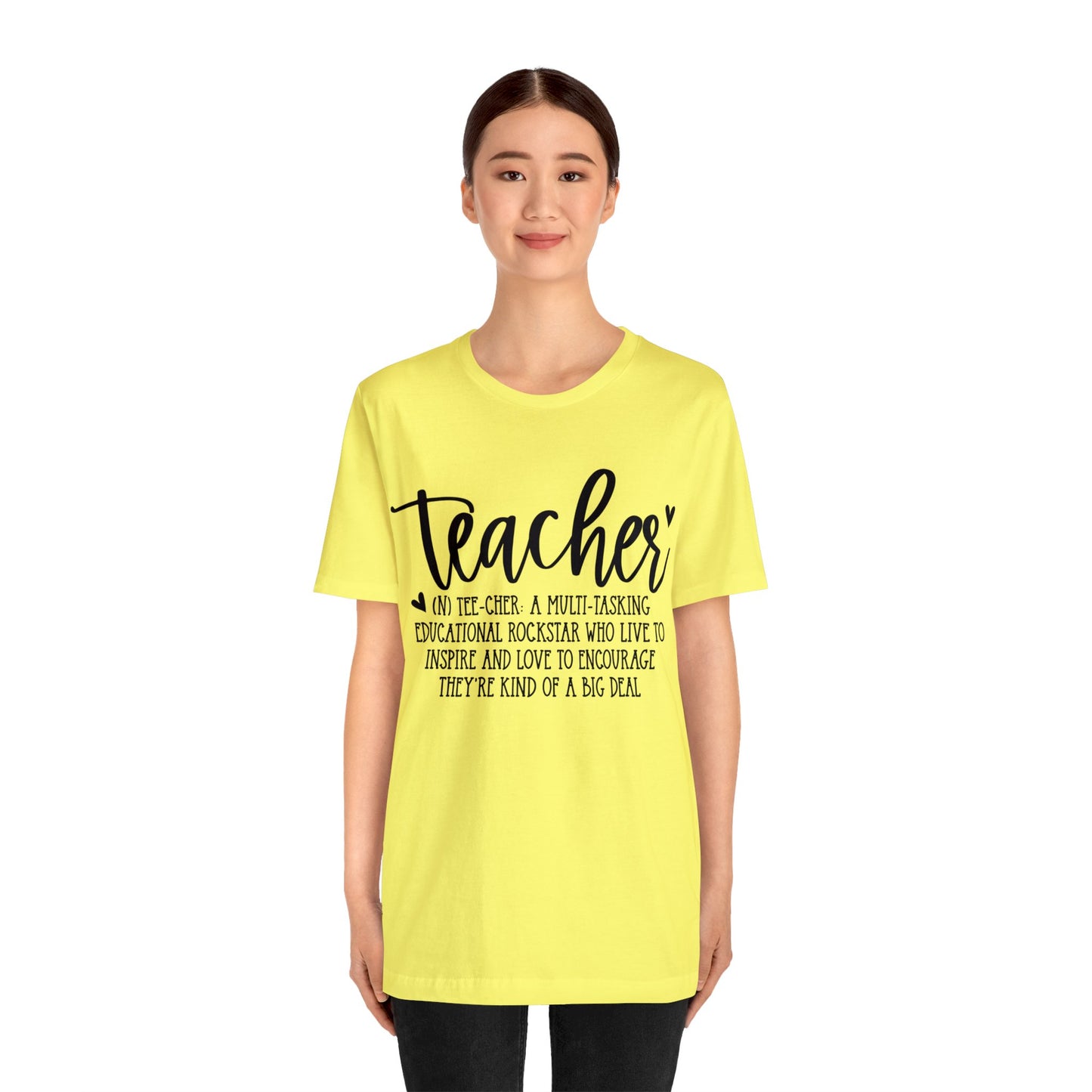 Teacher definition Short sleeve Tshirt