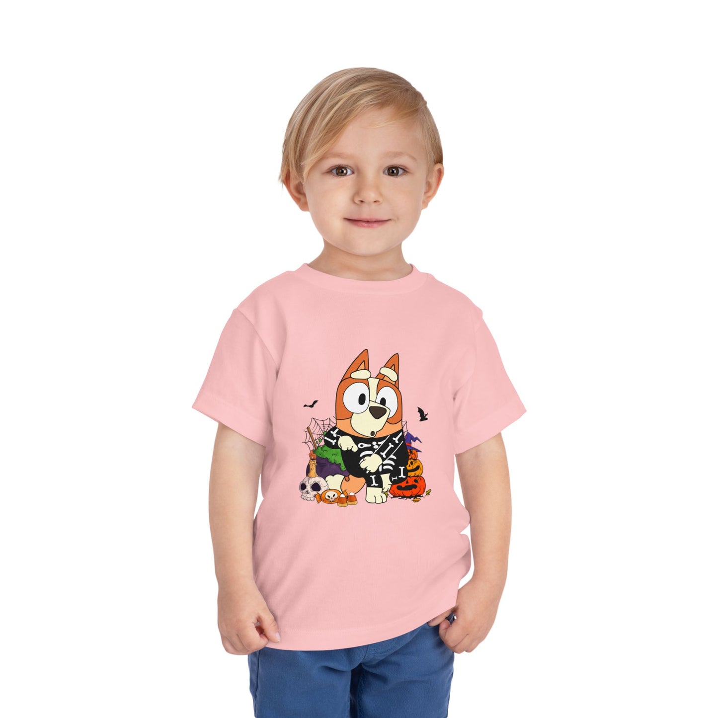 Bingo Halloween Toddler Short Sleeve Tee