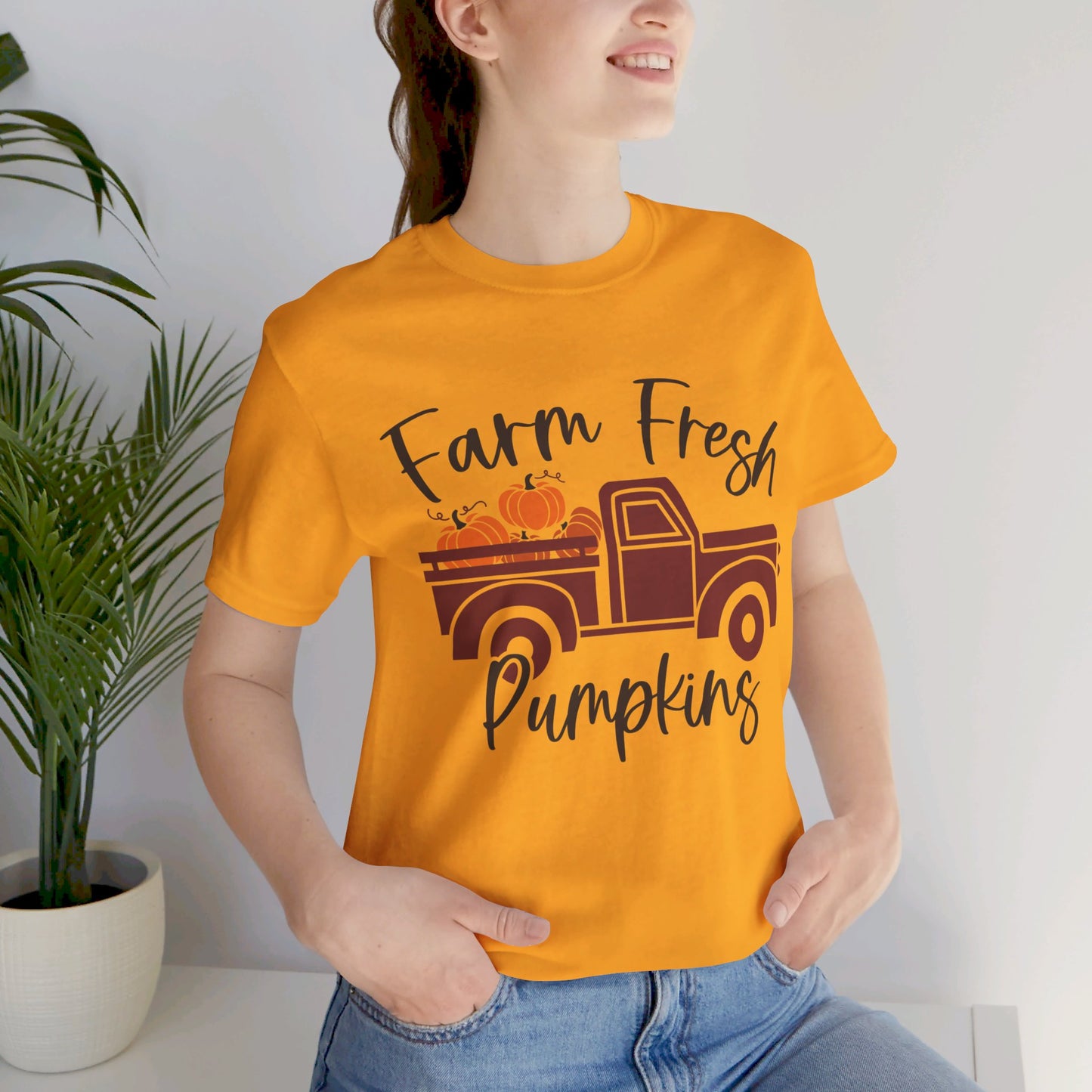 Farm Fresh Pumpkins Jersey Short Sleeve Tee
