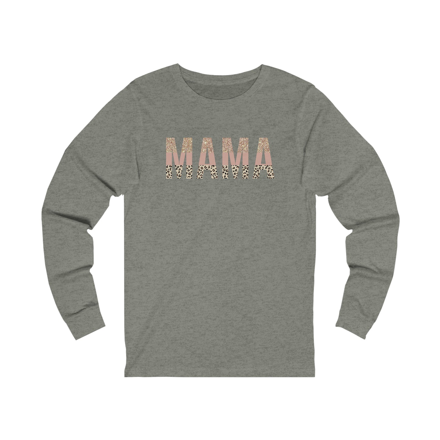 MAMA Leopard print long sleeve tshirt