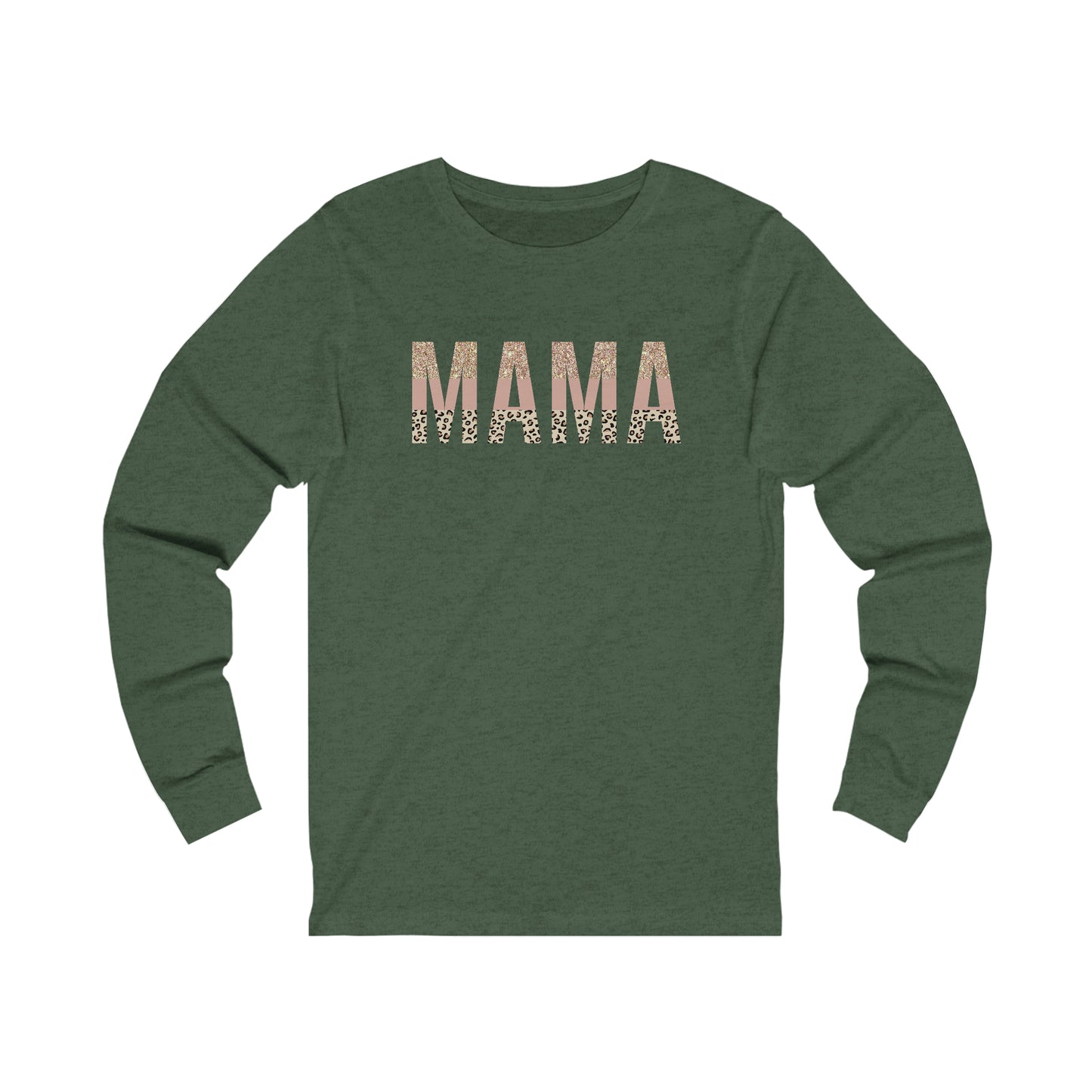 MAMA Leopard print long sleeve tshirt