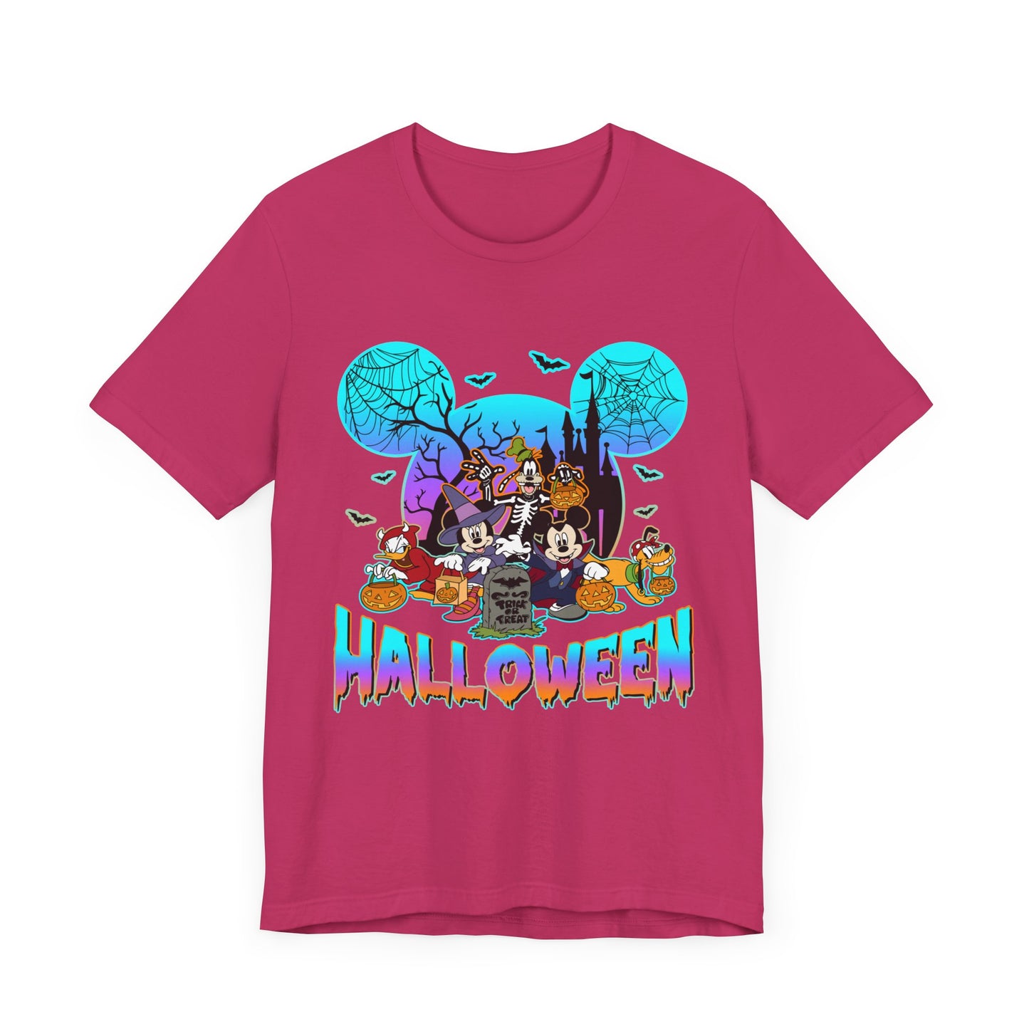 Halloween Mickey and Friends Jersey Short Sleeve Tee