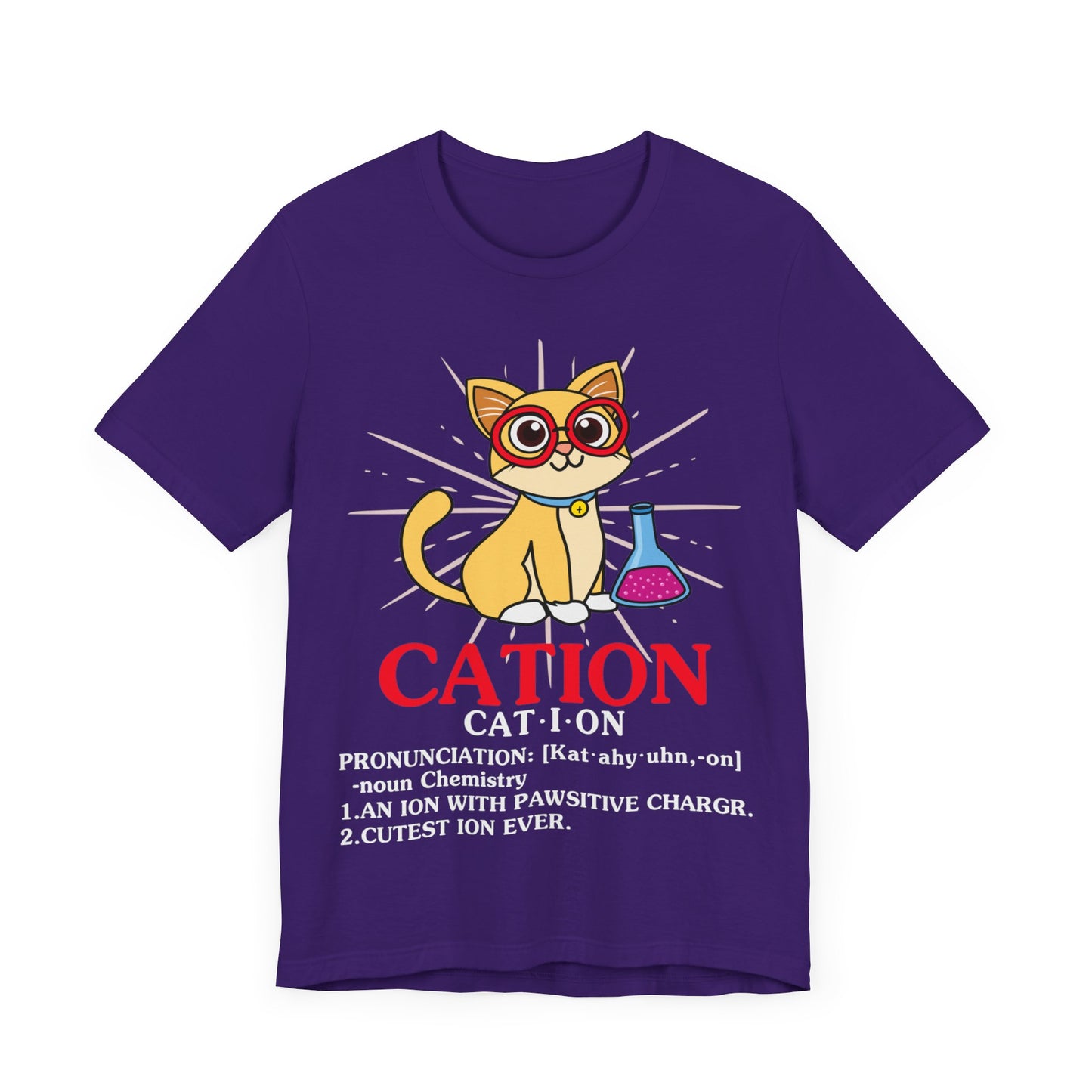 Cat-I-On (Cation) Definition Jersey Short Sleeve Tee