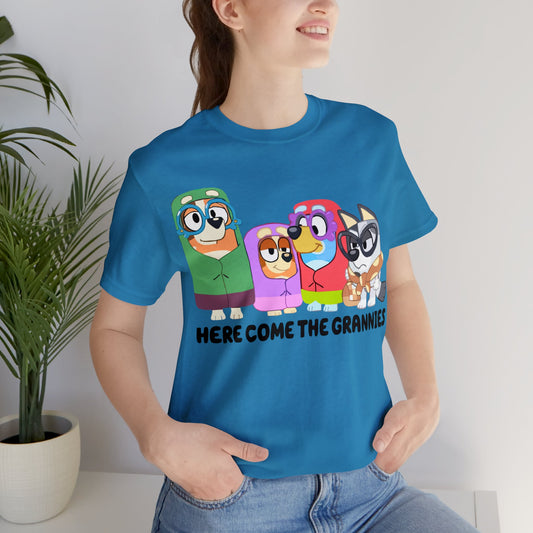 Here Comes the Grannies Short Sleeve Tshirt
