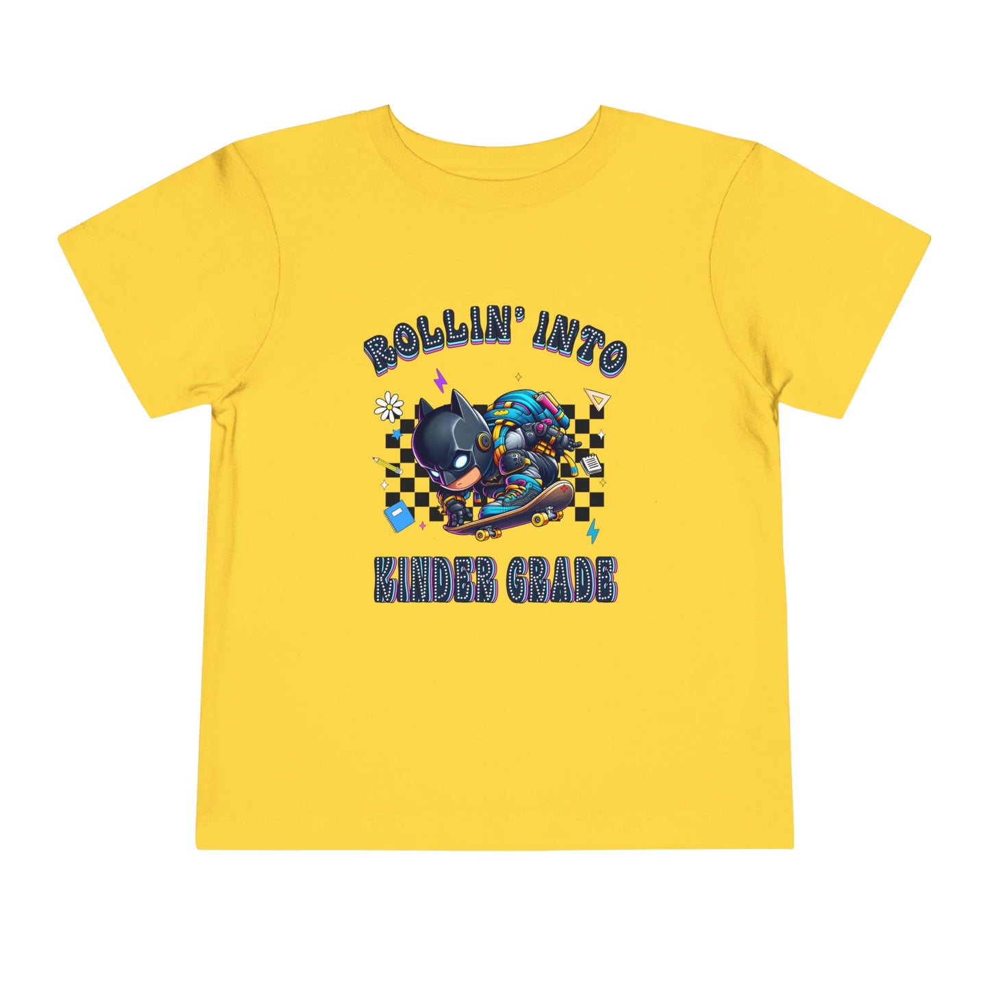 BATMAN - Rollin' Into Kinder Grade Toddler Short Sleeve Tee
