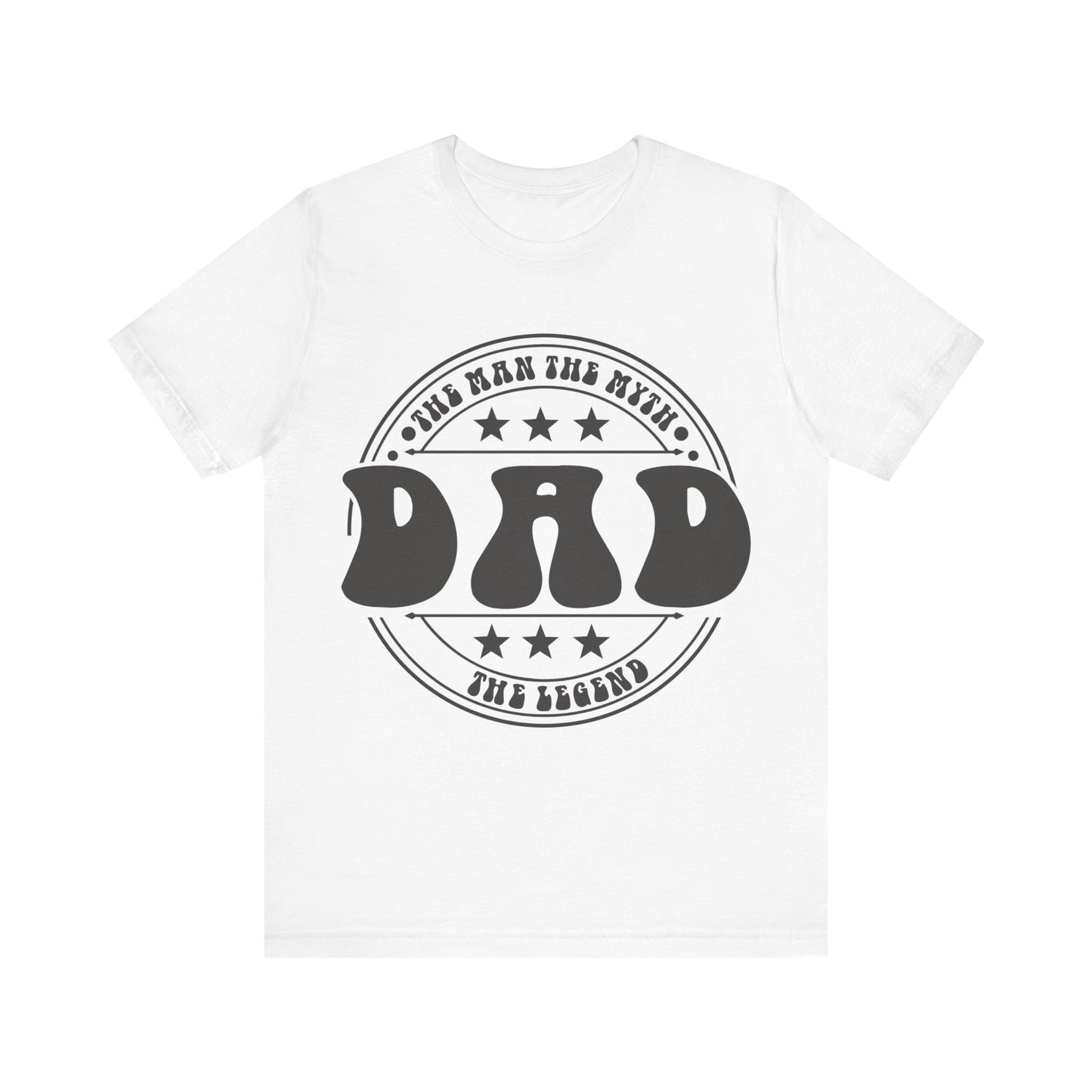 DAD  The Man. The Myth. The Legend Jersey Short Sleeve Tee