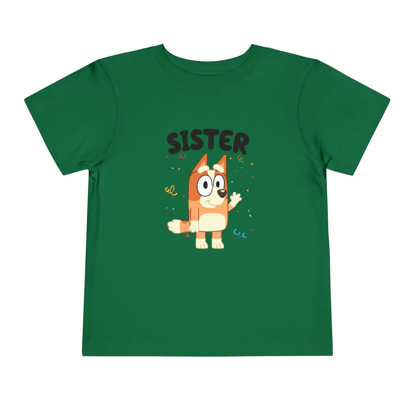 Sister Birthday Toddler Short Sleeve Tee