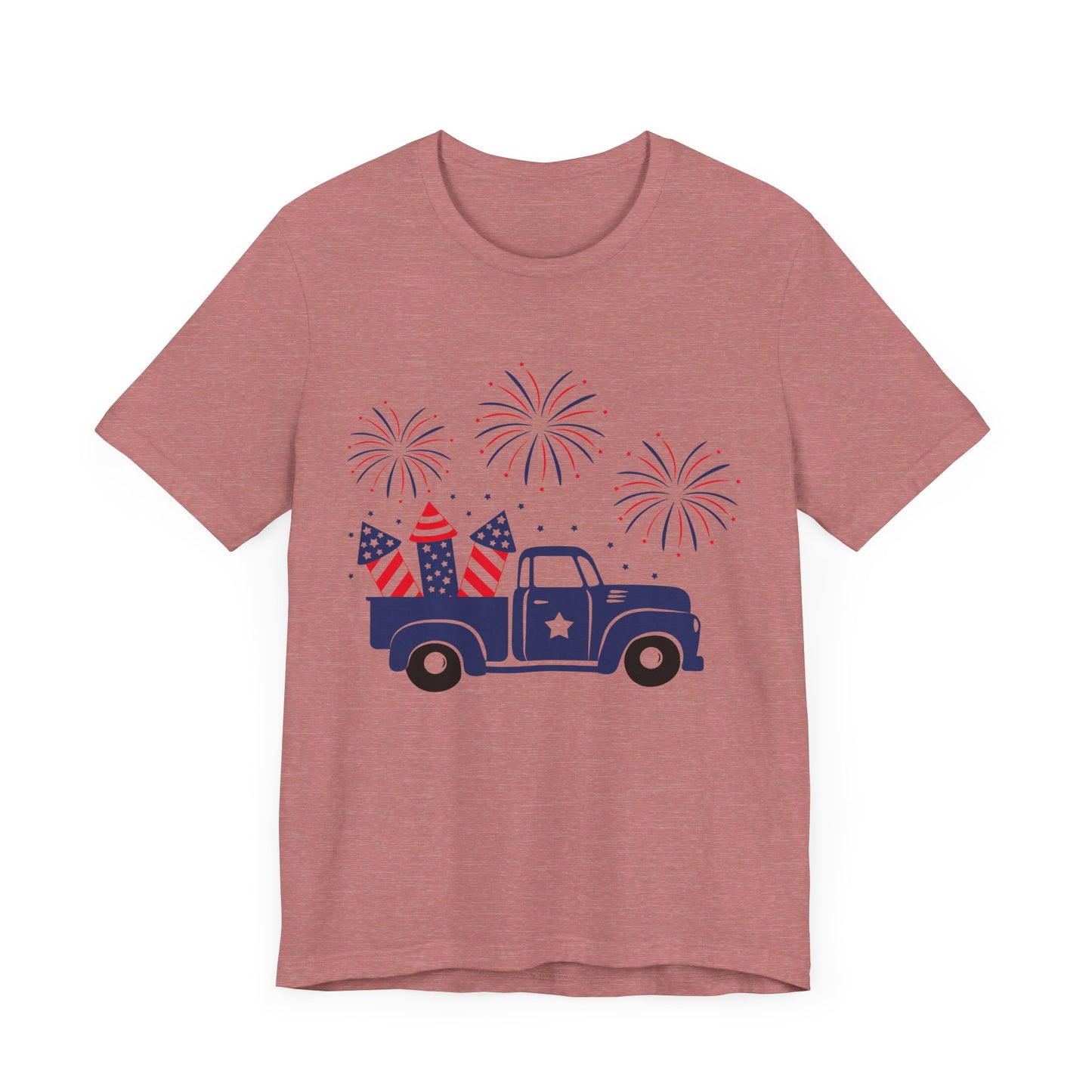 Truck & Fireworks Jersey Short Sleeve Tee
