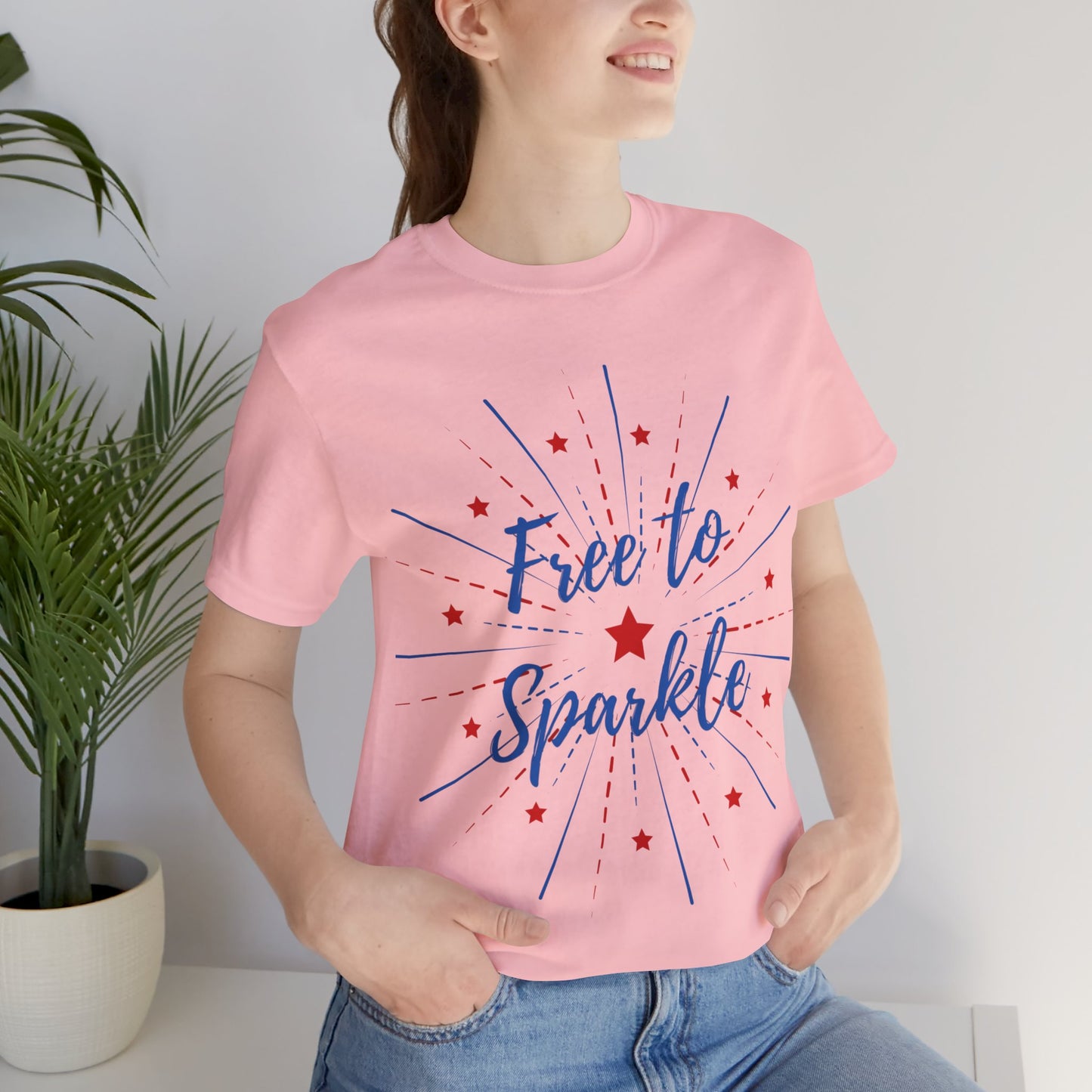 Free to Sparkle Jersey Short Sleeve Tee