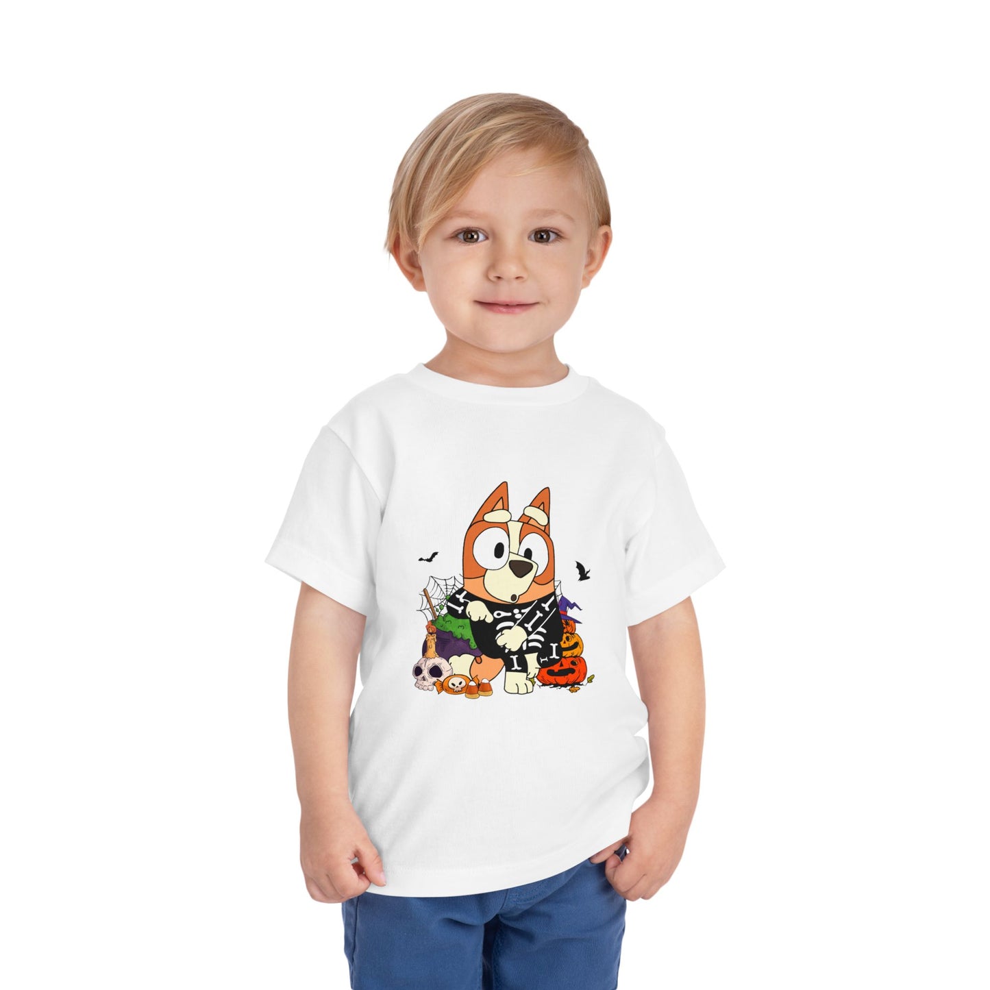 Bingo Halloween Toddler Short Sleeve Tee
