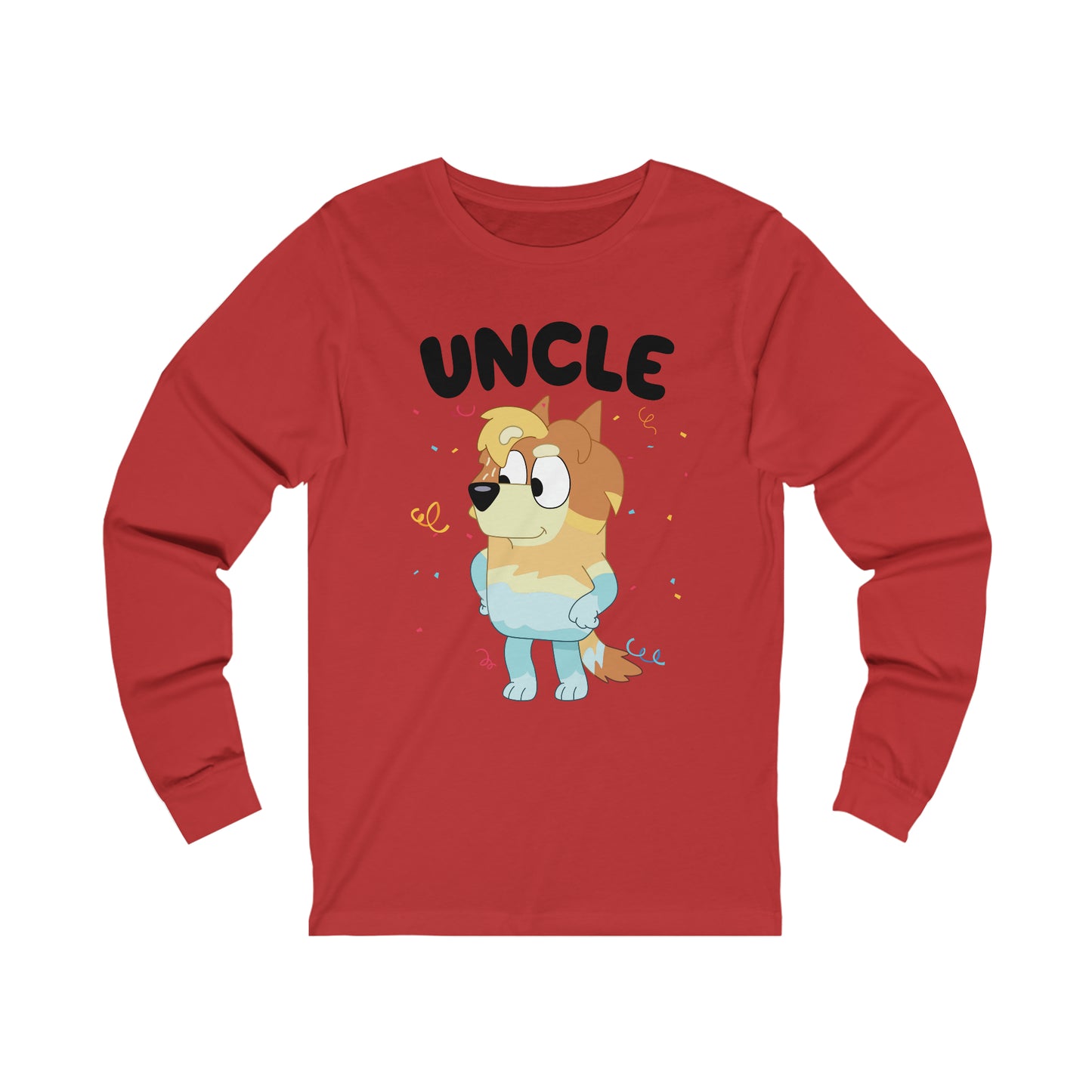 Uncle Bluey Birthday Long sleeve Tshirt