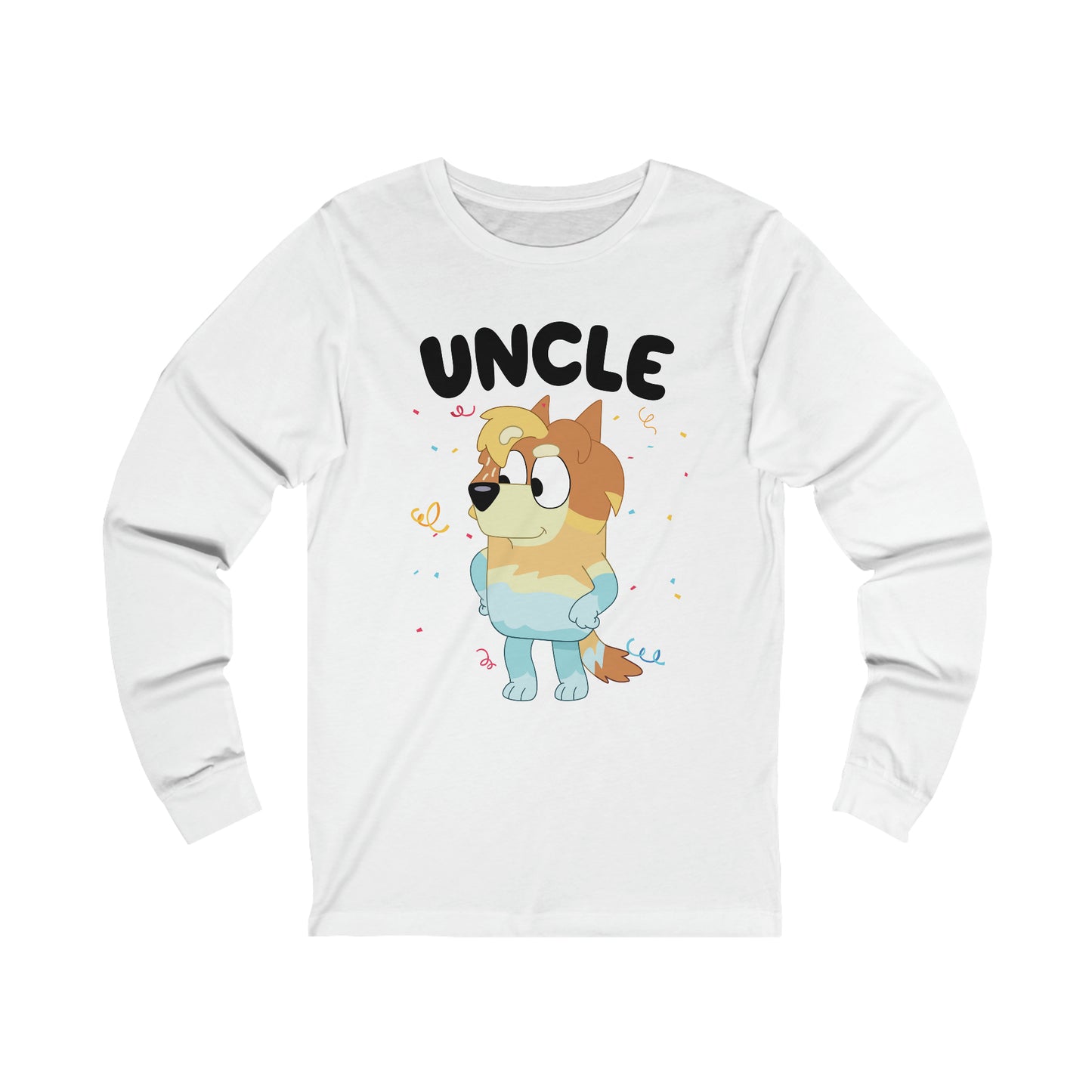 Uncle Bluey Birthday Long sleeve Tshirt
