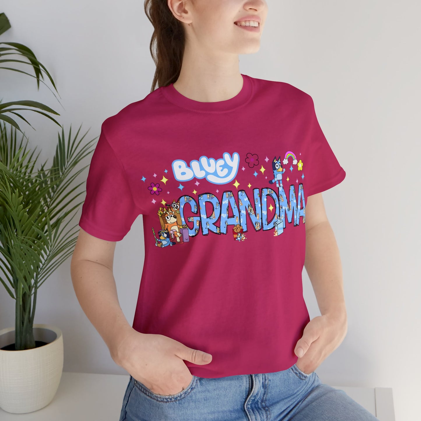 Bluey - Grandma Daily Affirmations Short Sleeve Tshirt