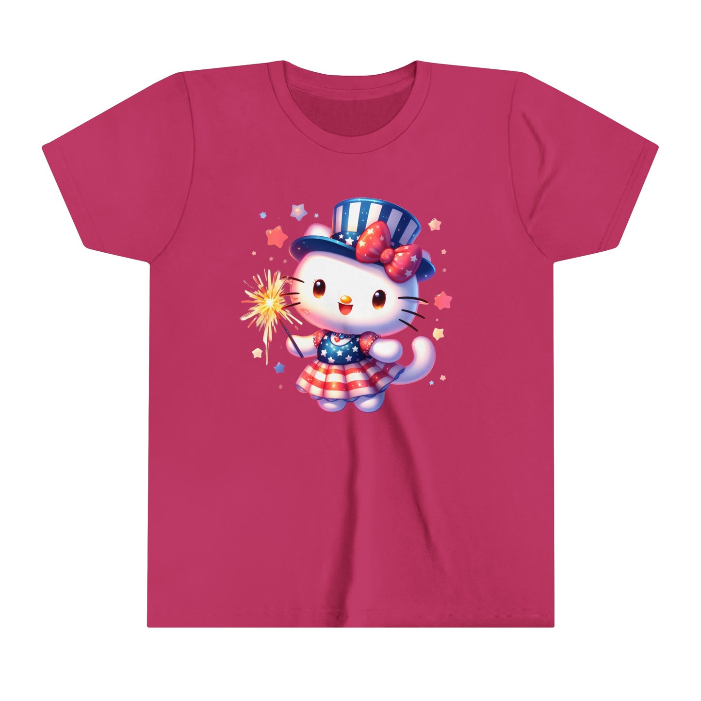 Sparkler Hello Kitty Youth Short Sleeve Tee