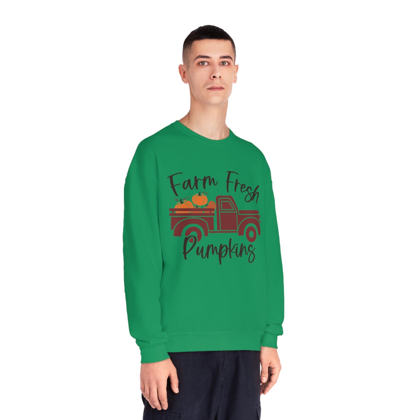Farm Fresh Pumpkins Crewneck Sweatshirt