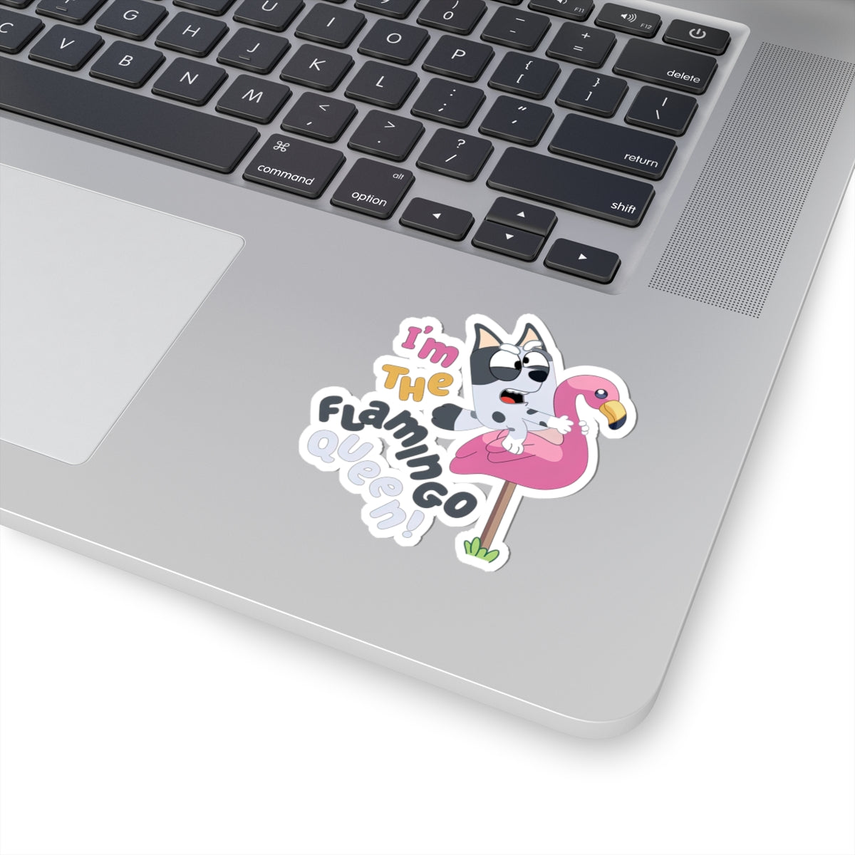 I'm the Flamingo Queen Kiss-Cut Stickers
