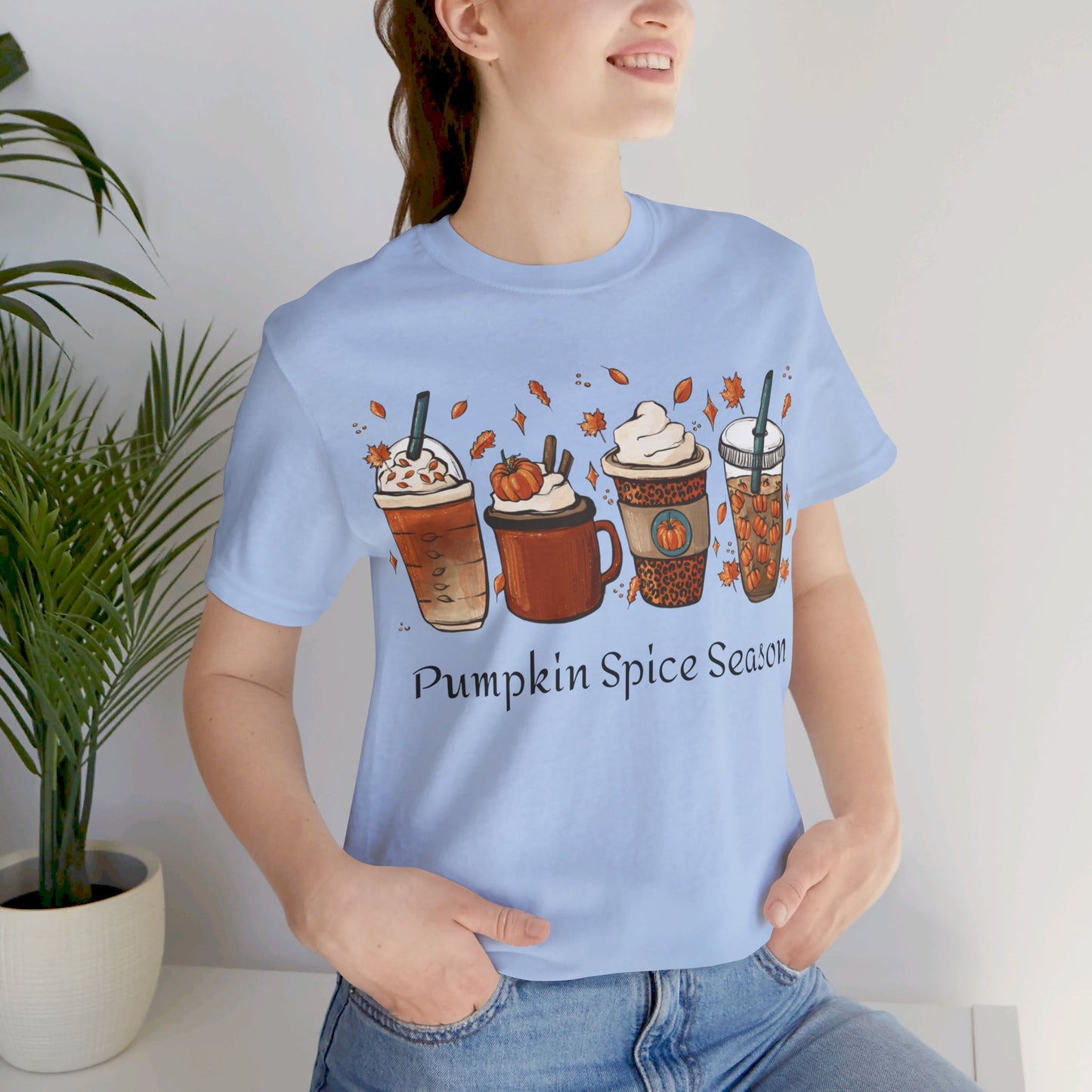 Pumpkin Spice Season Jersey Short Sleeve Tee