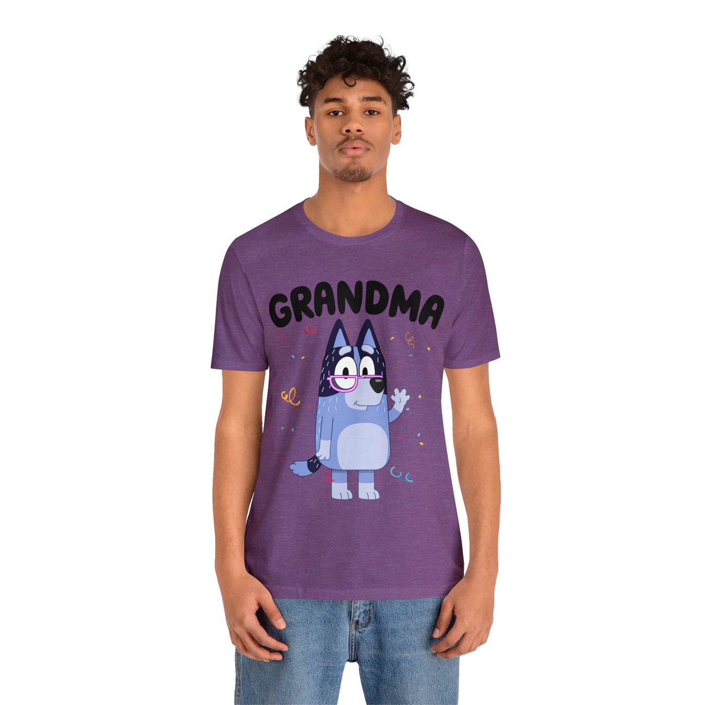 Grandma Bluey Birthday short sleeve Tshirt