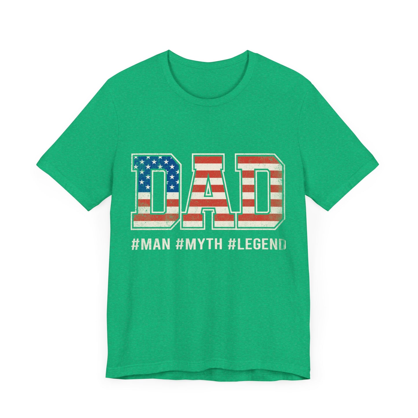 DAD The Man. The Myth. The Legend Jersey Short Sleeve Tee