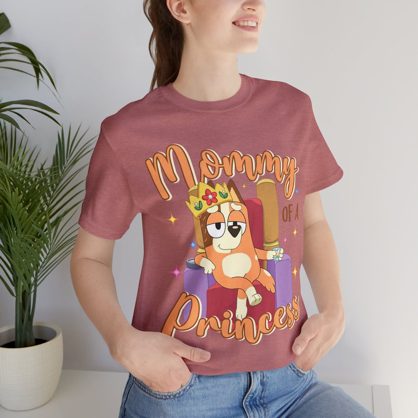 Mommy of a Princess Short Sleeve Tshirt