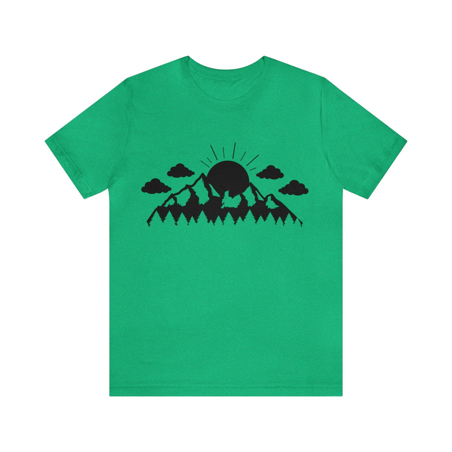 Forest - Mountain - Sun Short Sleeve Tshirt