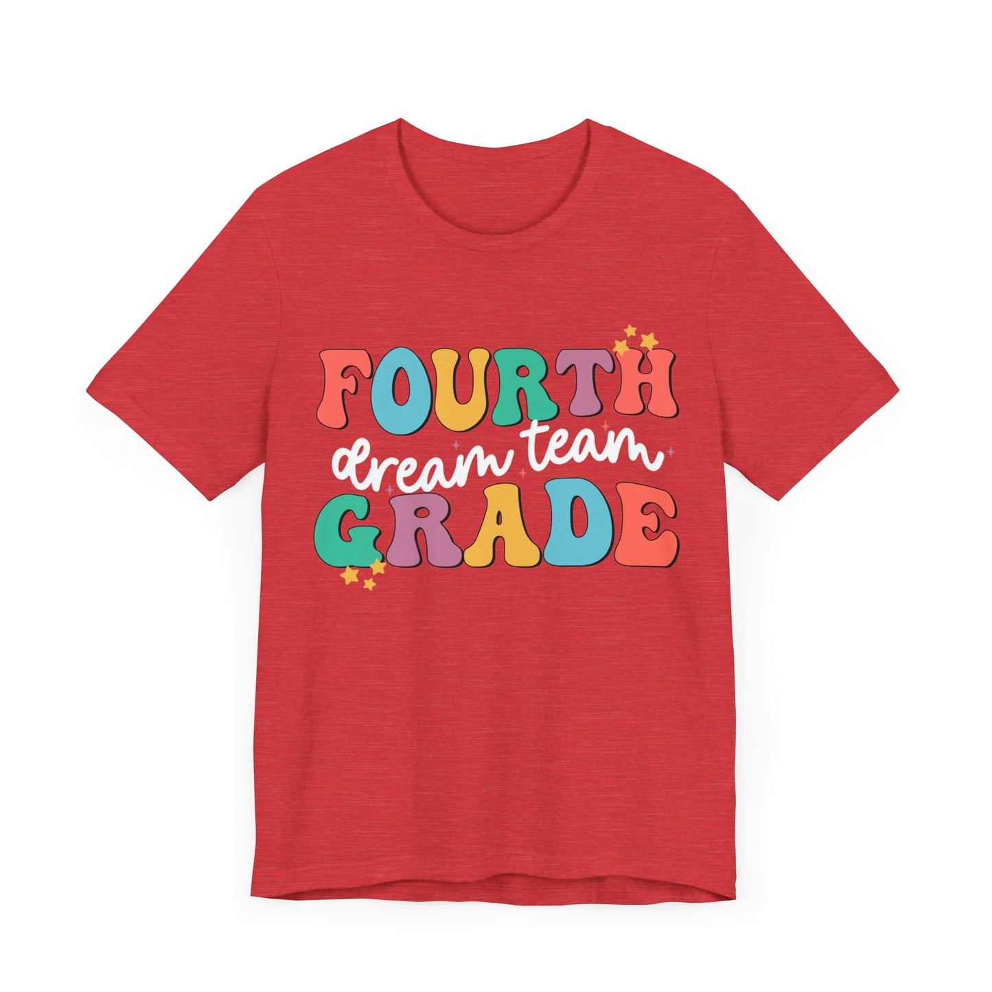 Fourth Grade Dream Team Jersey Short Sleeve Tee