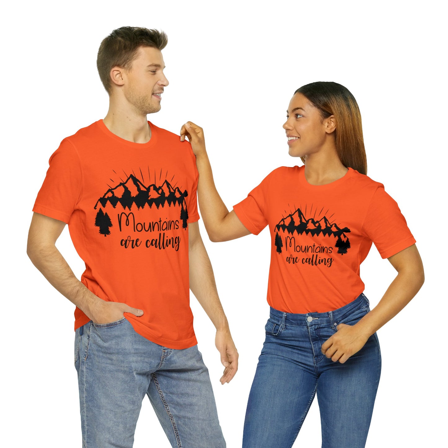 Mountains are Calling Short Sleeve Tshirt