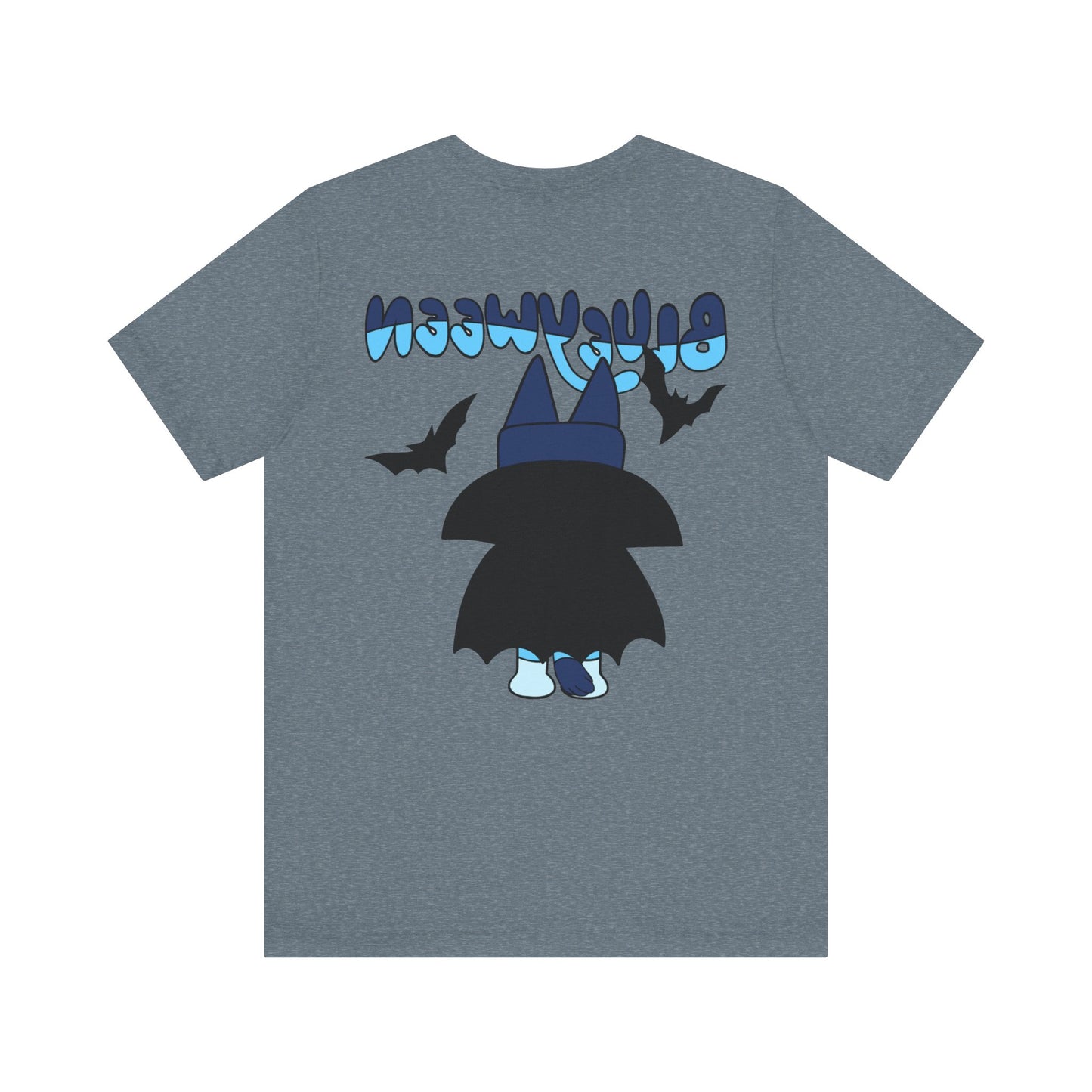 Blueyween "Blue Vampire" (front and back) Jersey Short Sleeve Tee