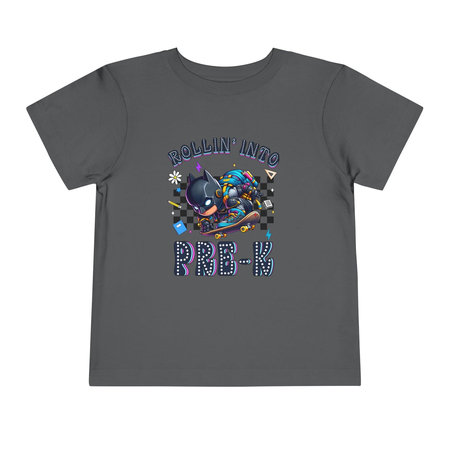 BATMAN - Rollin' Into Pre-K Toddler Short Sleeve Tee