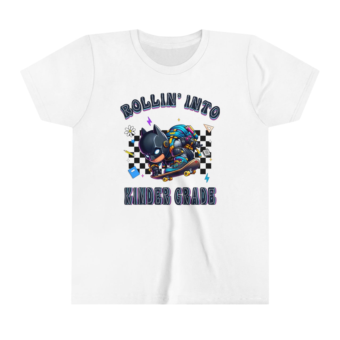 BATMAN - Rollin' Into Kinder Grade Youth Short Sleeve Tee