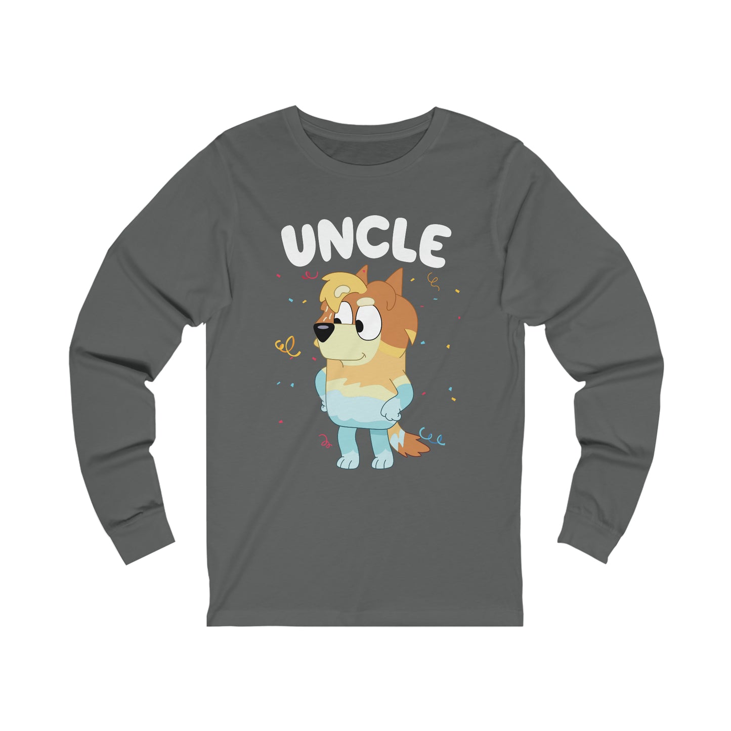 Uncle Bluey Birthday Long sleeve Tshirt