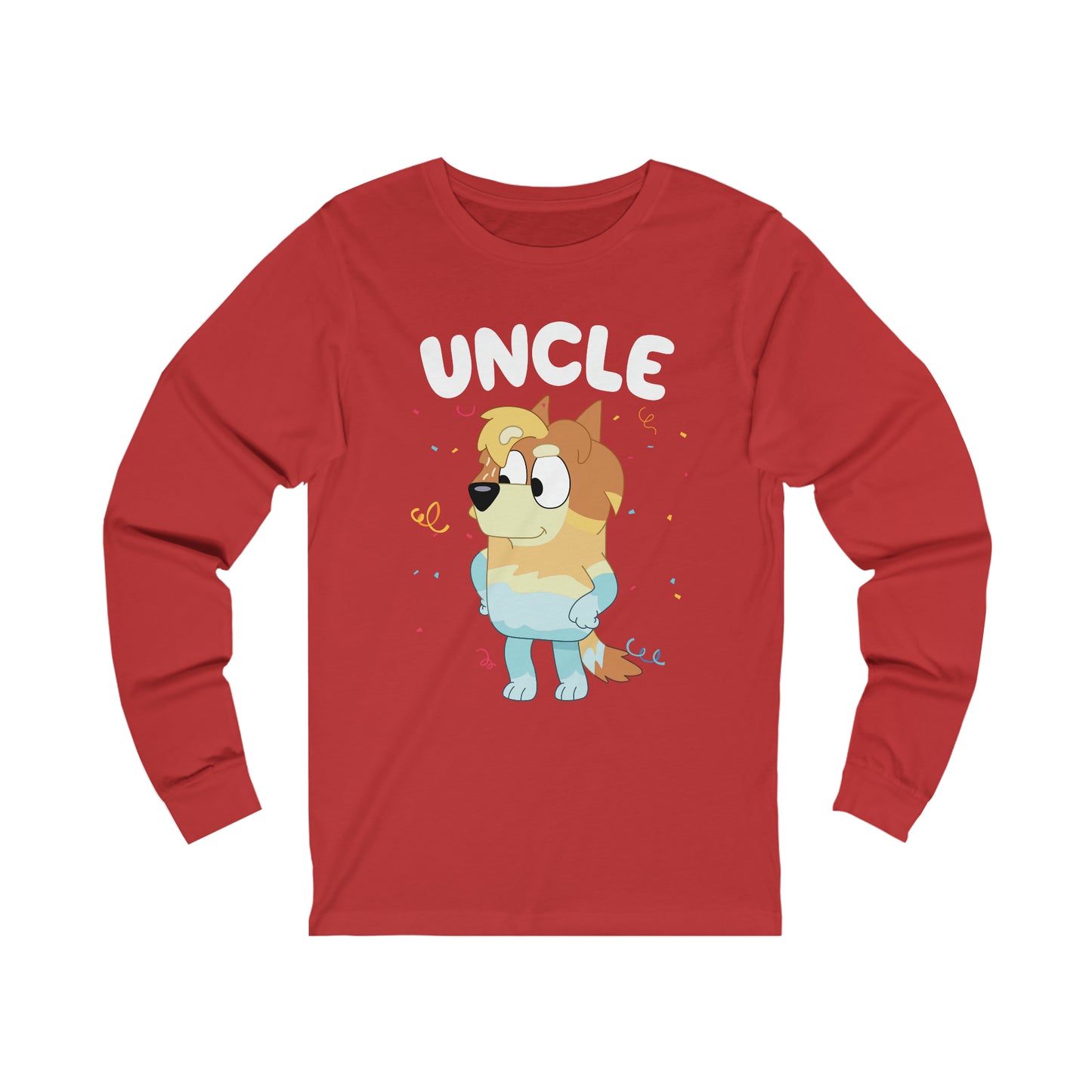 Uncle Bluey Birthday Long sleeve Tshirt