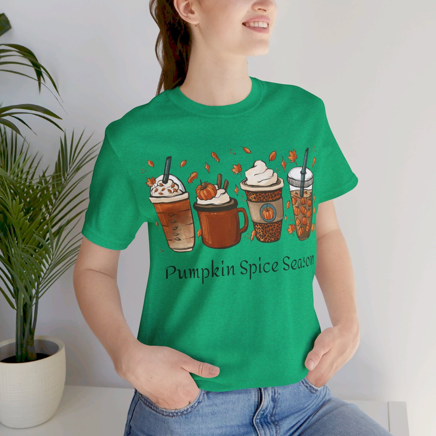 Pumpkin Spice Season Jersey Short Sleeve Tee